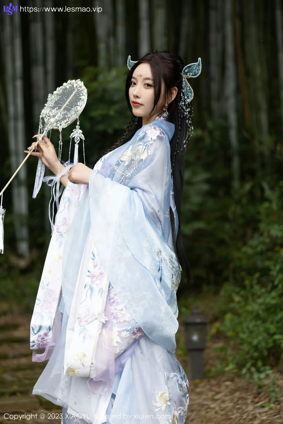 XIAOYU  语画界 Vol.970  杨晨晨Yome 蓝紫色古装服饰写真2 - 4