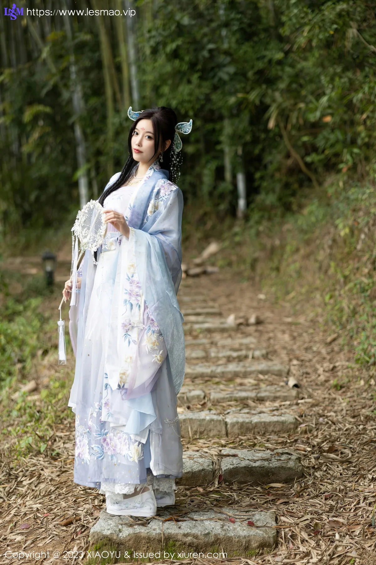 XIAOYU  语画界 Vol.970  杨晨晨Yome 蓝紫色古装服饰写真2 - 5
