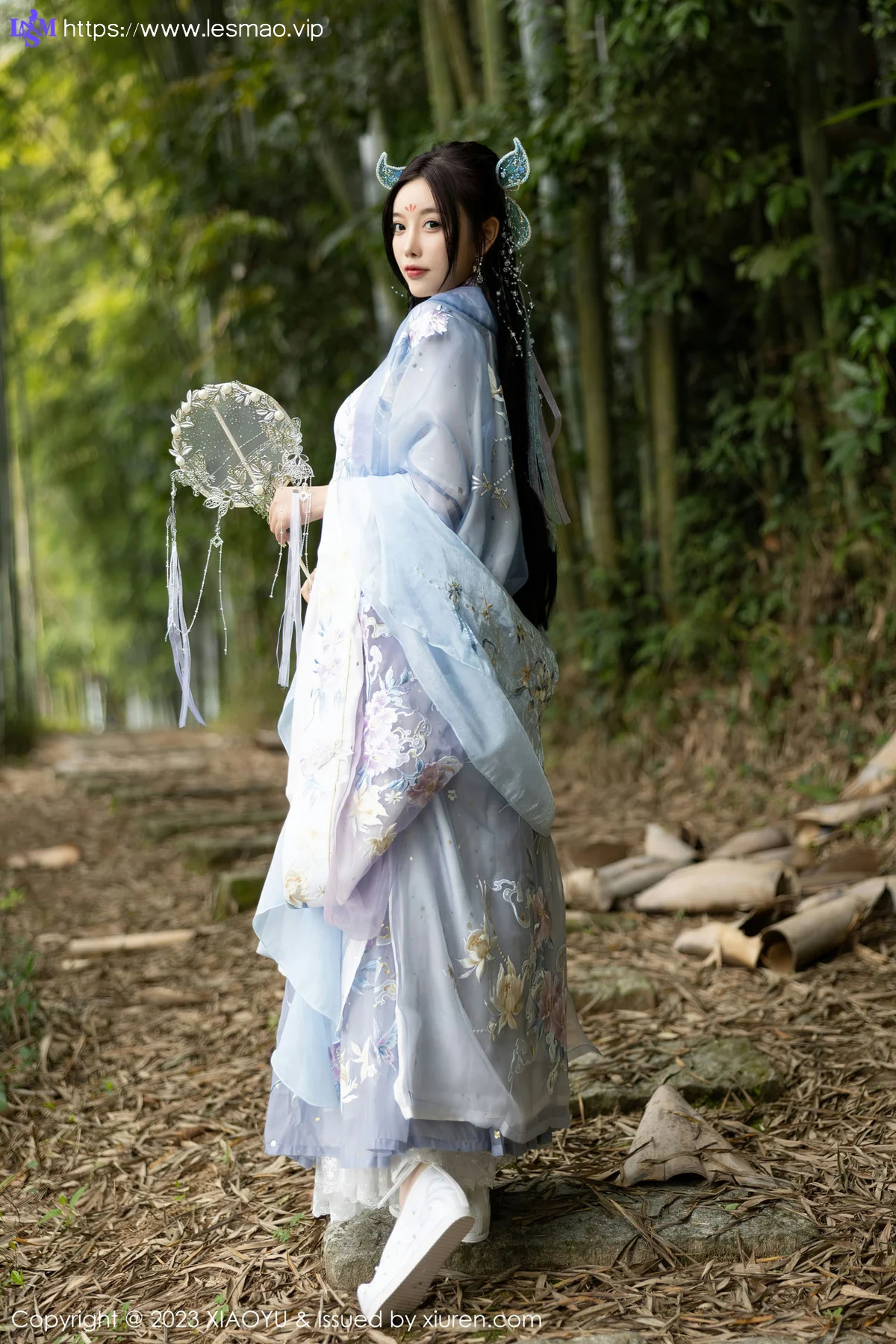 XIAOYU  语画界 Vol.970  杨晨晨Yome 蓝紫色古装服饰写真2 - 8