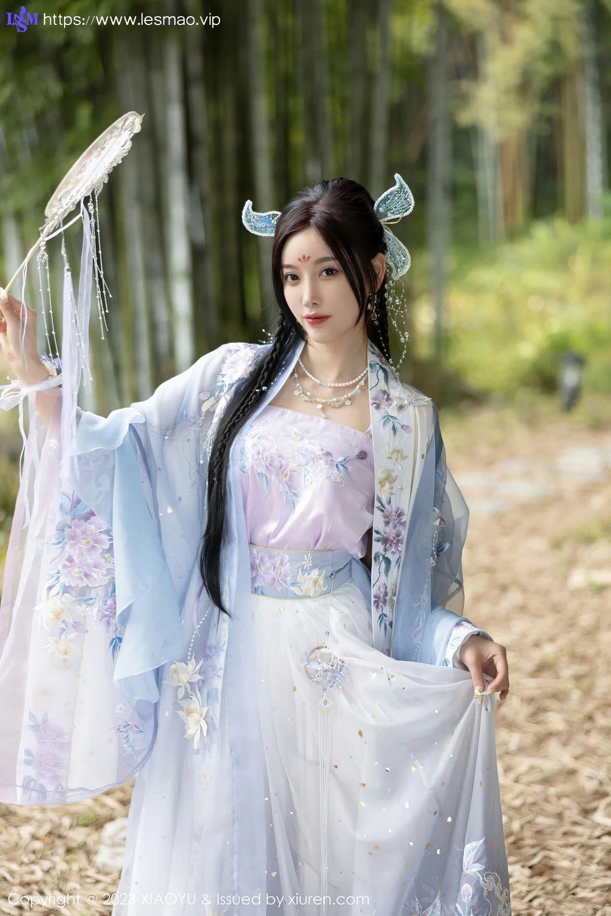 XIAOYU  语画界 Vol.970  杨晨晨Yome 蓝紫色古装服饰写真2 - 10