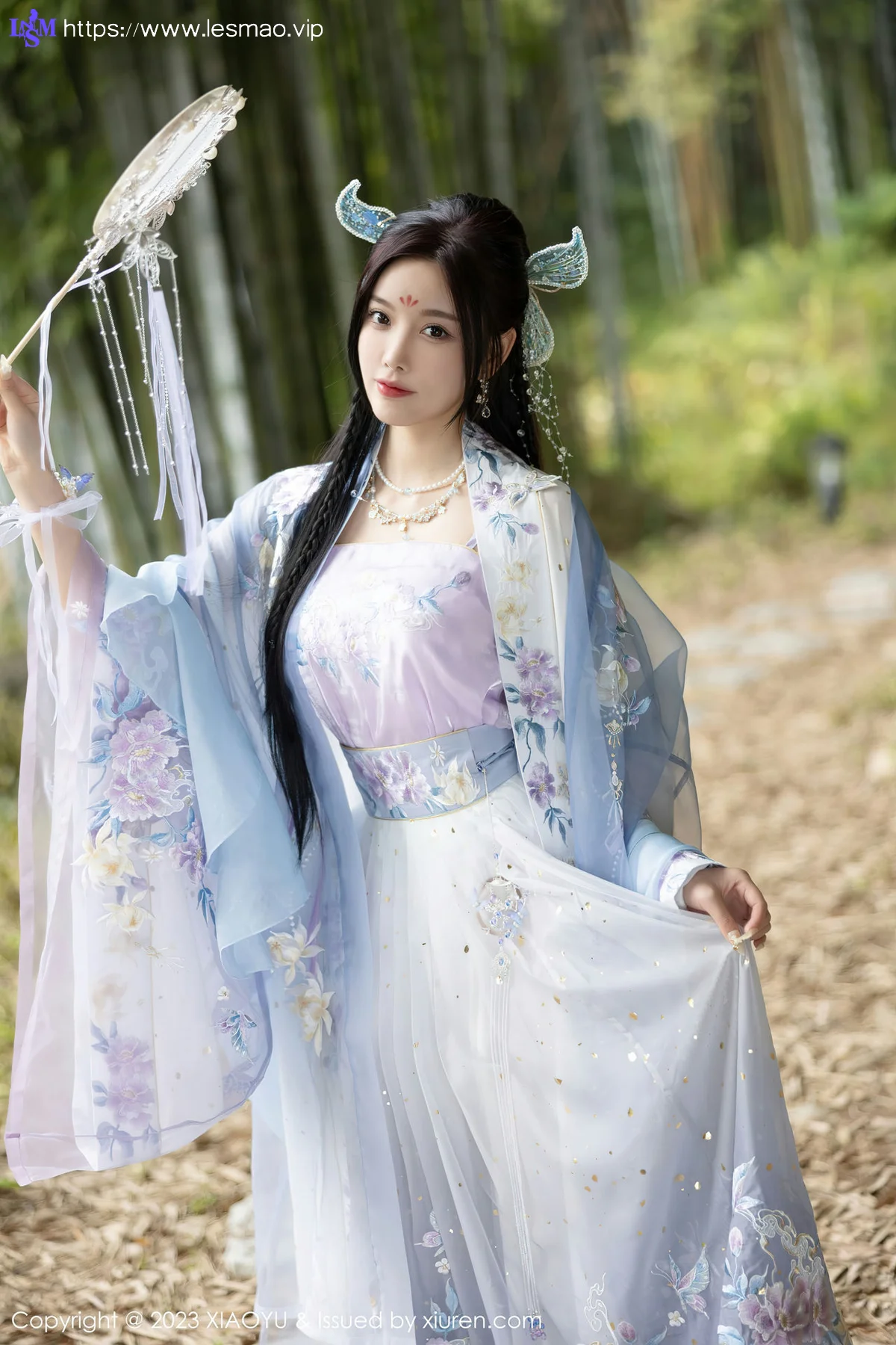 XIAOYU  语画界 Vol.970  杨晨晨Yome 蓝紫色古装服饰写真2 - 1