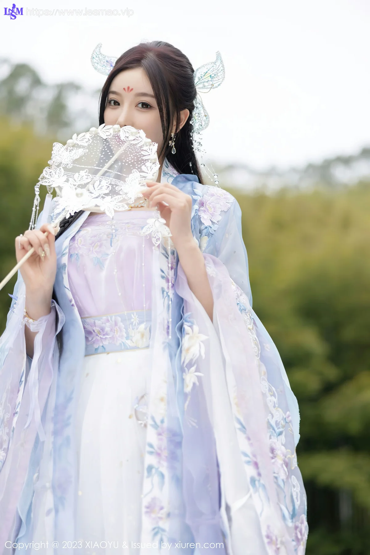 XIAOYU  语画界 Vol.970  杨晨晨Yome 蓝紫色古装服饰写真2 - 7
