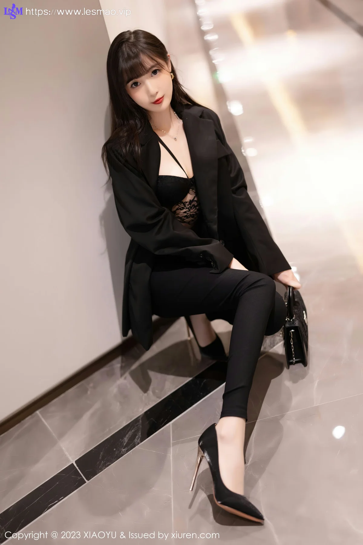 XIAOYU  语画界 Vol.981  林星阑 黑色蕾丝内衣性感写真 - 5