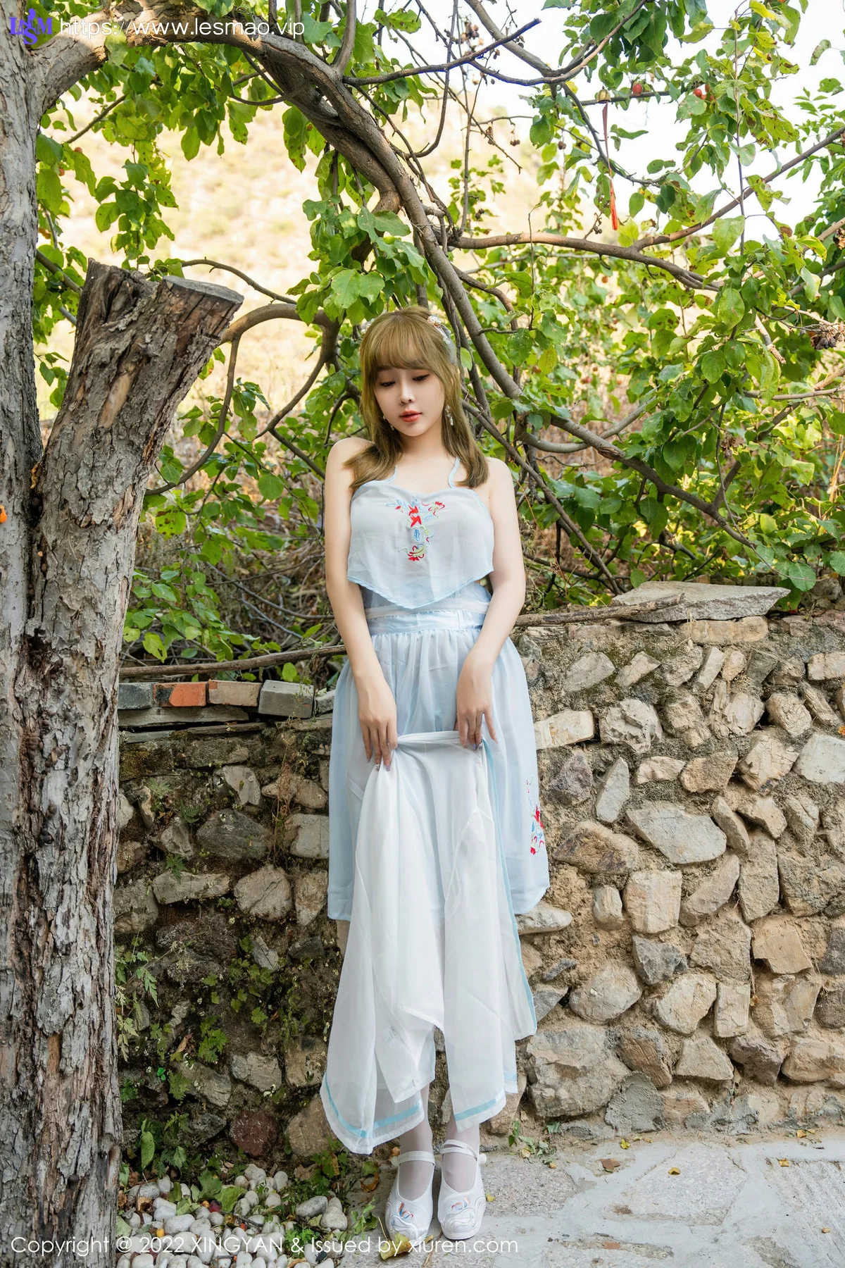 XINGYAN 星颜社 Vol.150 王雨纯 白色轻透古装服饰性感写真1 - 9