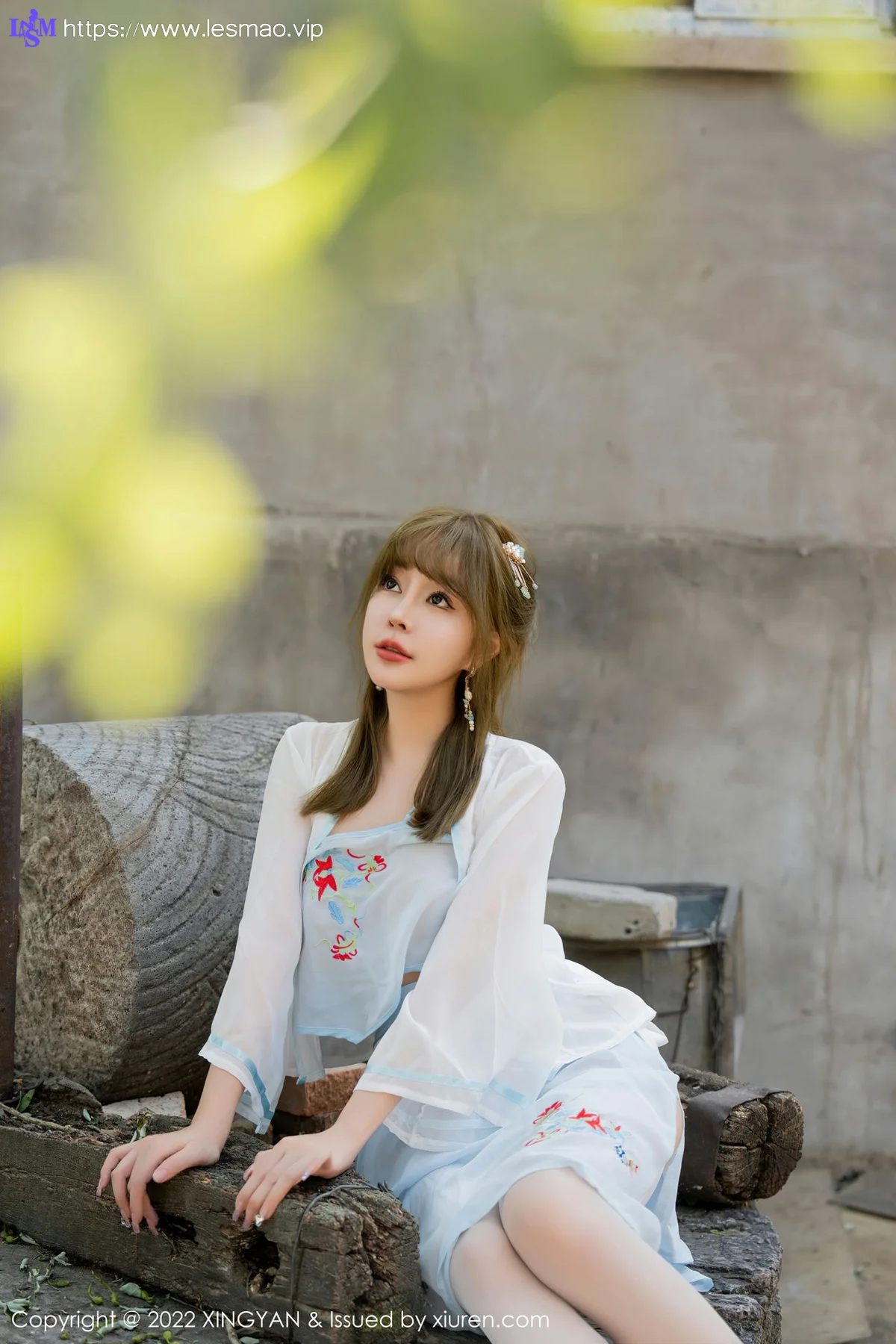 XINGYAN 星颜社 Vol.150 王雨纯 白色轻透古装服饰性感写真1 - 7