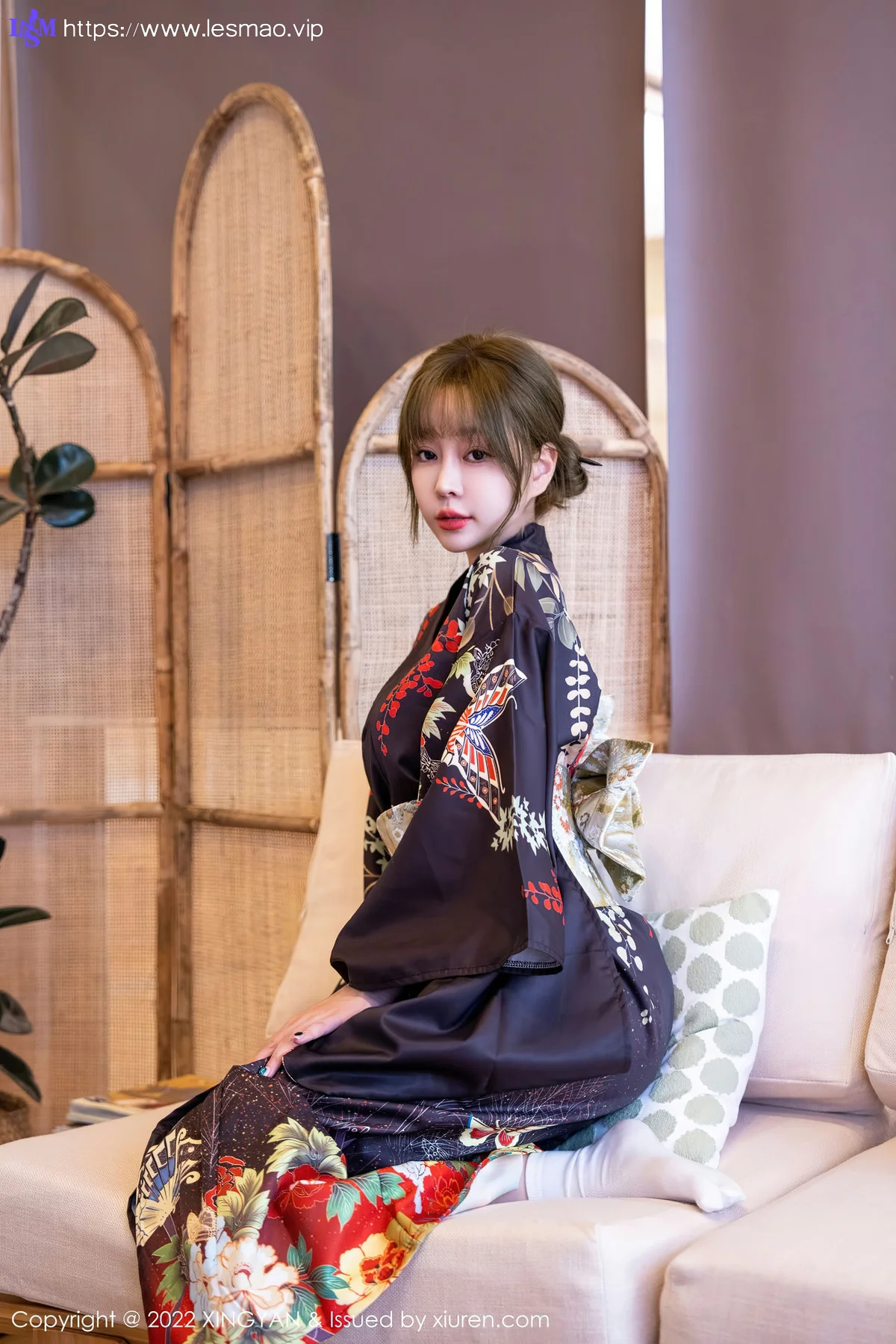 XINGYAN 星颜社 Vol.154 王雨纯 深色日式和服性感写真33 - 5