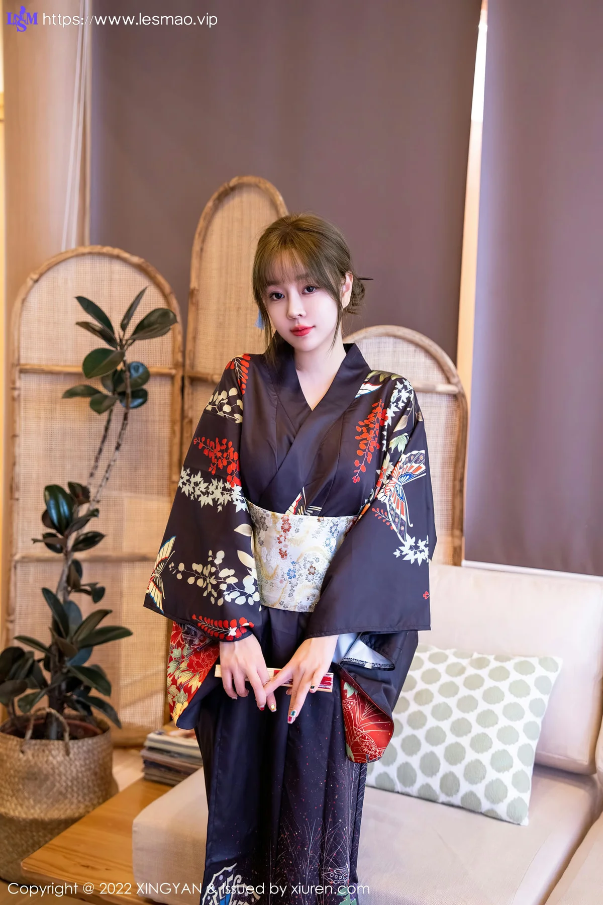 XINGYAN 星颜社 Vol.154 王雨纯 深色日式和服性感写真33 - 7