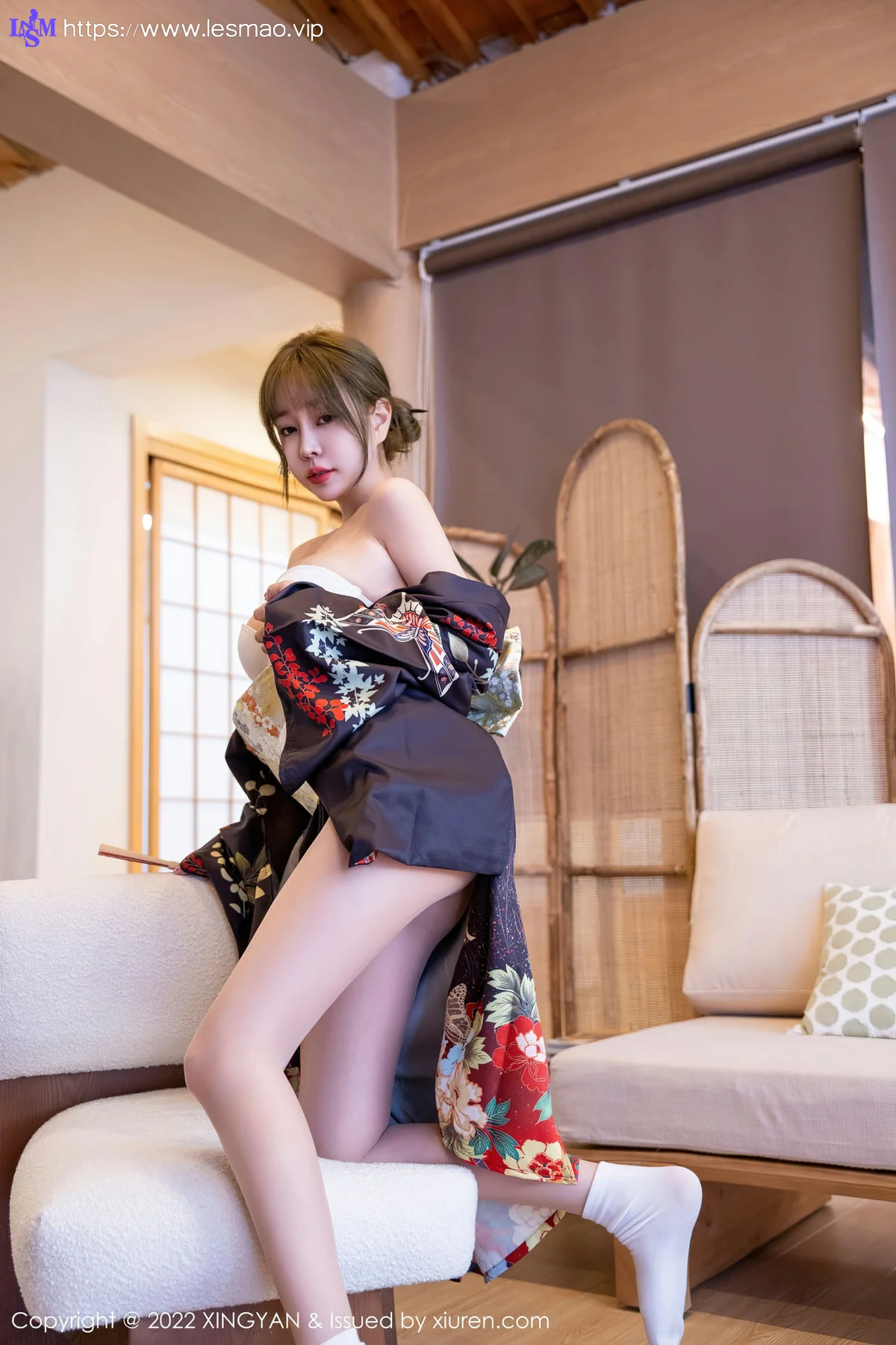 XINGYAN 星颜社 Vol.154 王雨纯 深色日式和服性感写真33 - 3