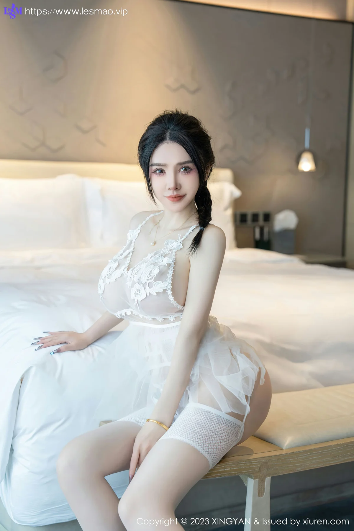 XINGYAN 星颜社 Vol.196 潘娇娇 蕾丝轻透情趣性感写真1 - 4