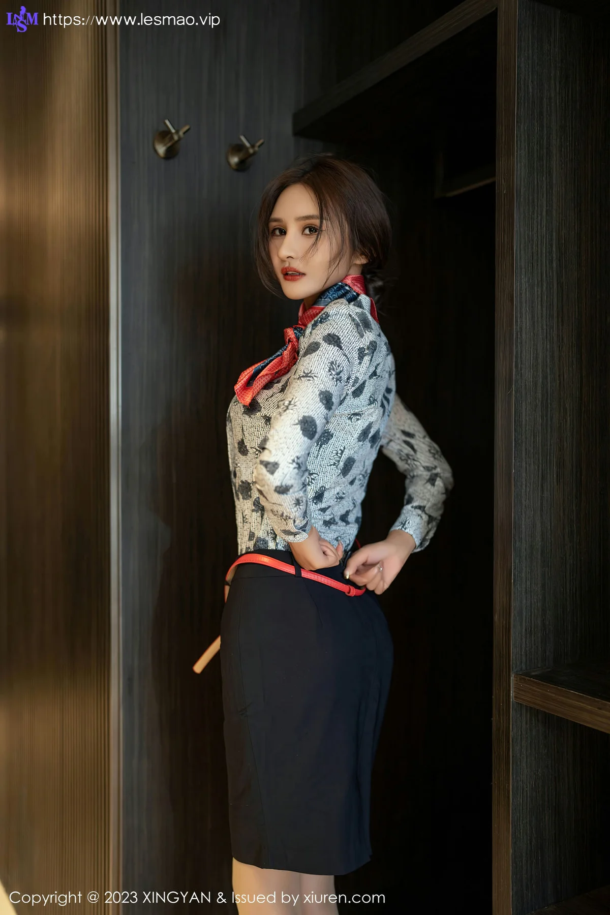XINGYAN 星颜社 Vol.219 Emily尹菲 空姐制服写真 - 8