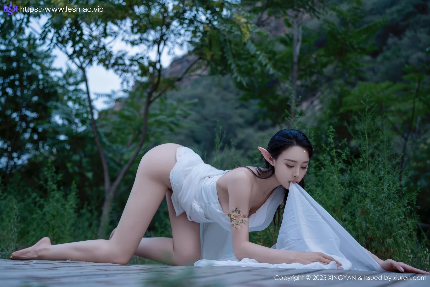 XINGYAN 星颜社 Vol.314 清妙 森林精灵玉体制服 - 3