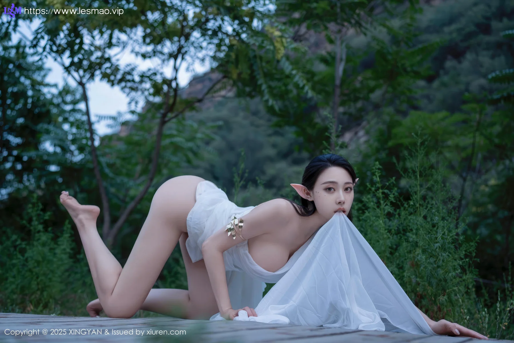 XINGYAN 星颜社 Vol.314 清妙 森林精灵玉体制服 - 4
