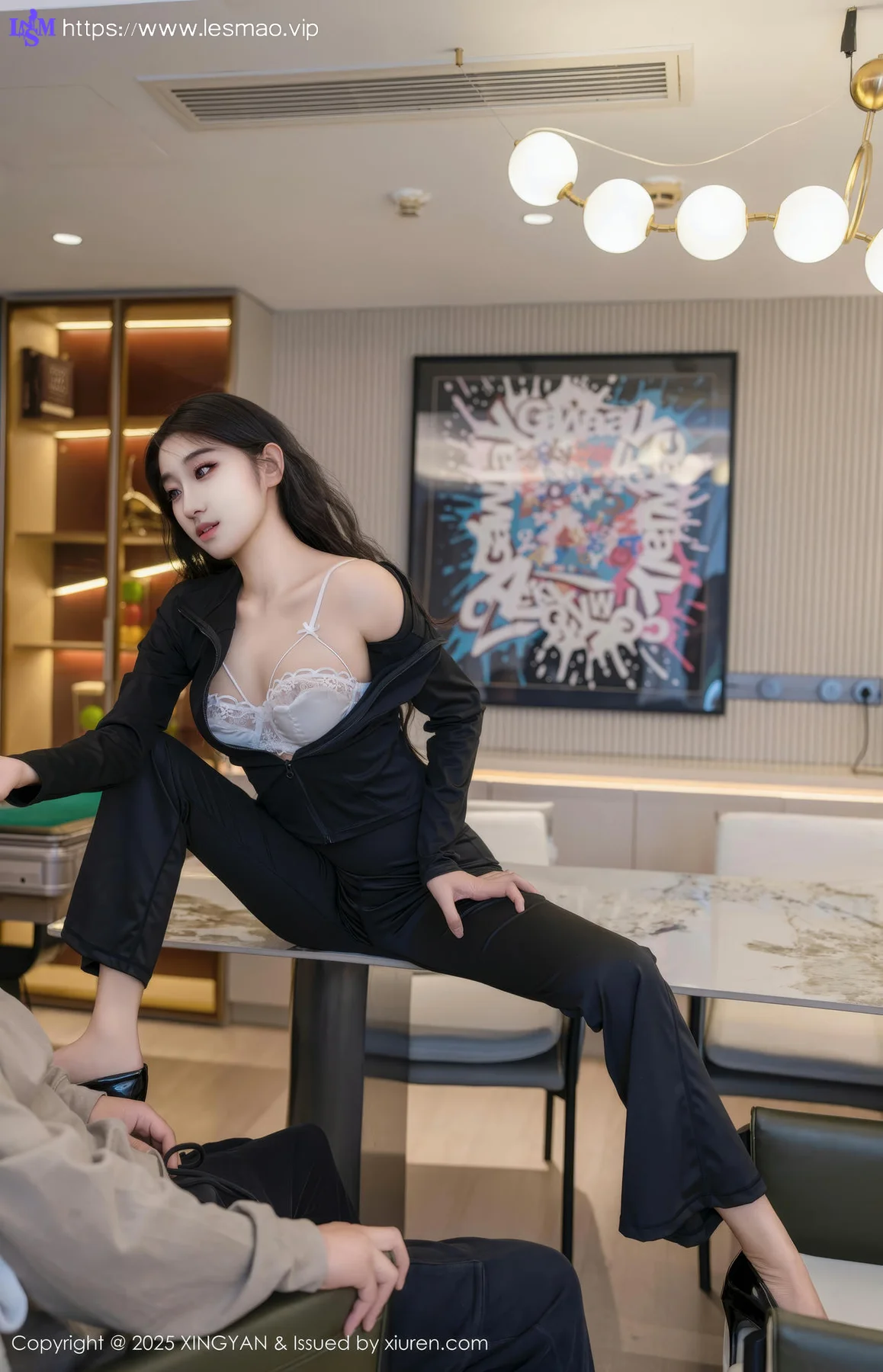 XINGYAN 星颜社 Vol.321 星冉 白色内衣美腿高跟 - 1