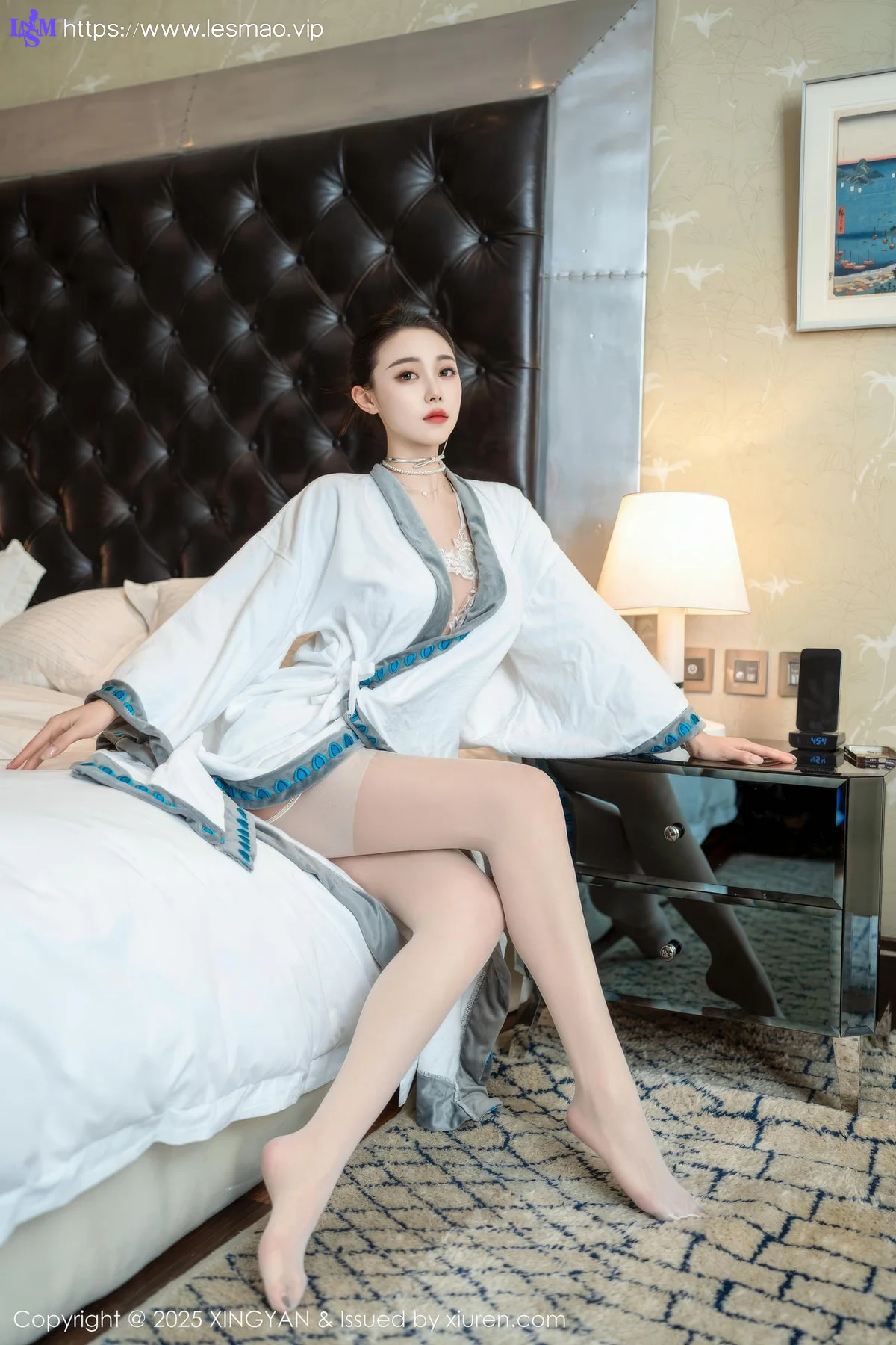 XINGYAN 星颜社 Vol.326 清妙 气质美女白丝吊袜 - 2