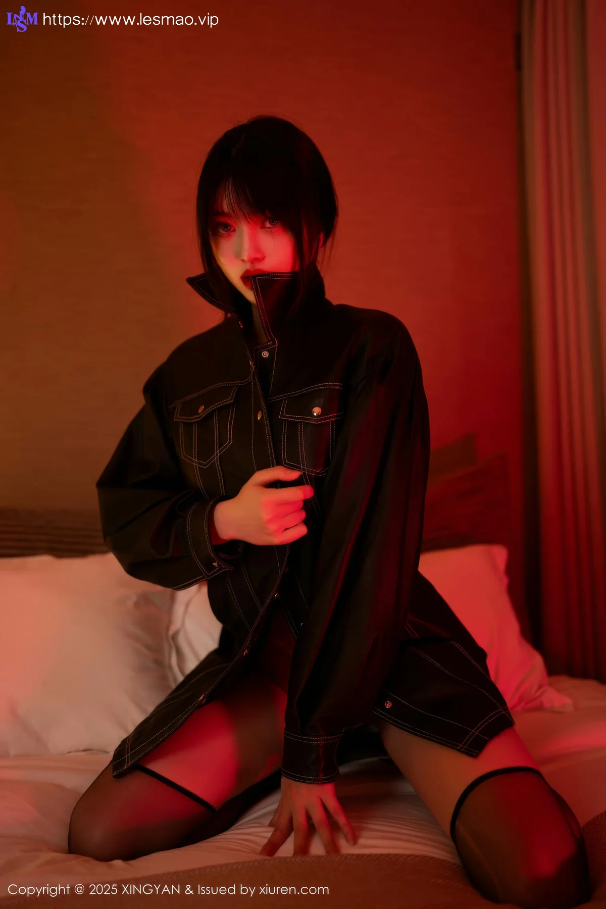 XINGYAN 星颜社 Vol.335 白露lulu 红色情趣内衣 - 1