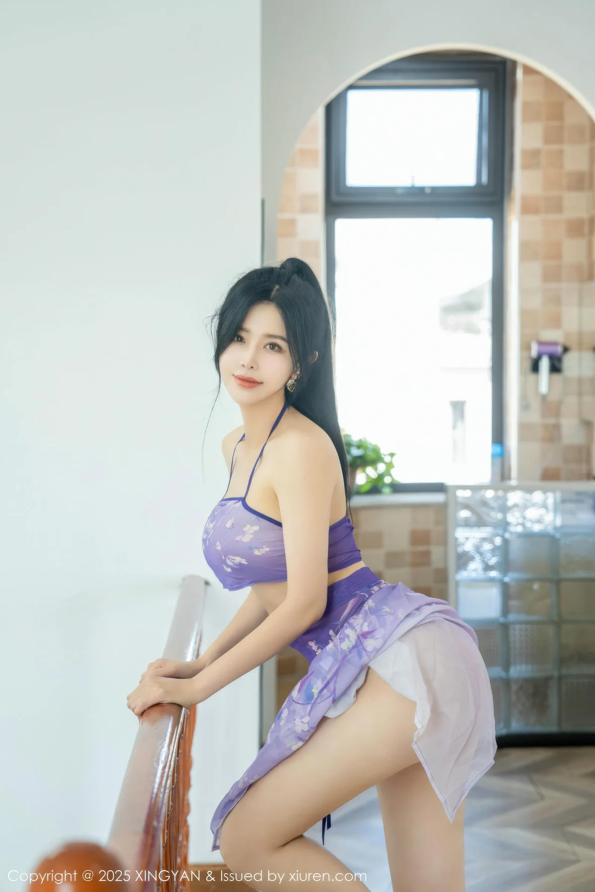 XINGYAN 星颜社 Vol.450 刘钰儿 紫色轻透服饰 - 3