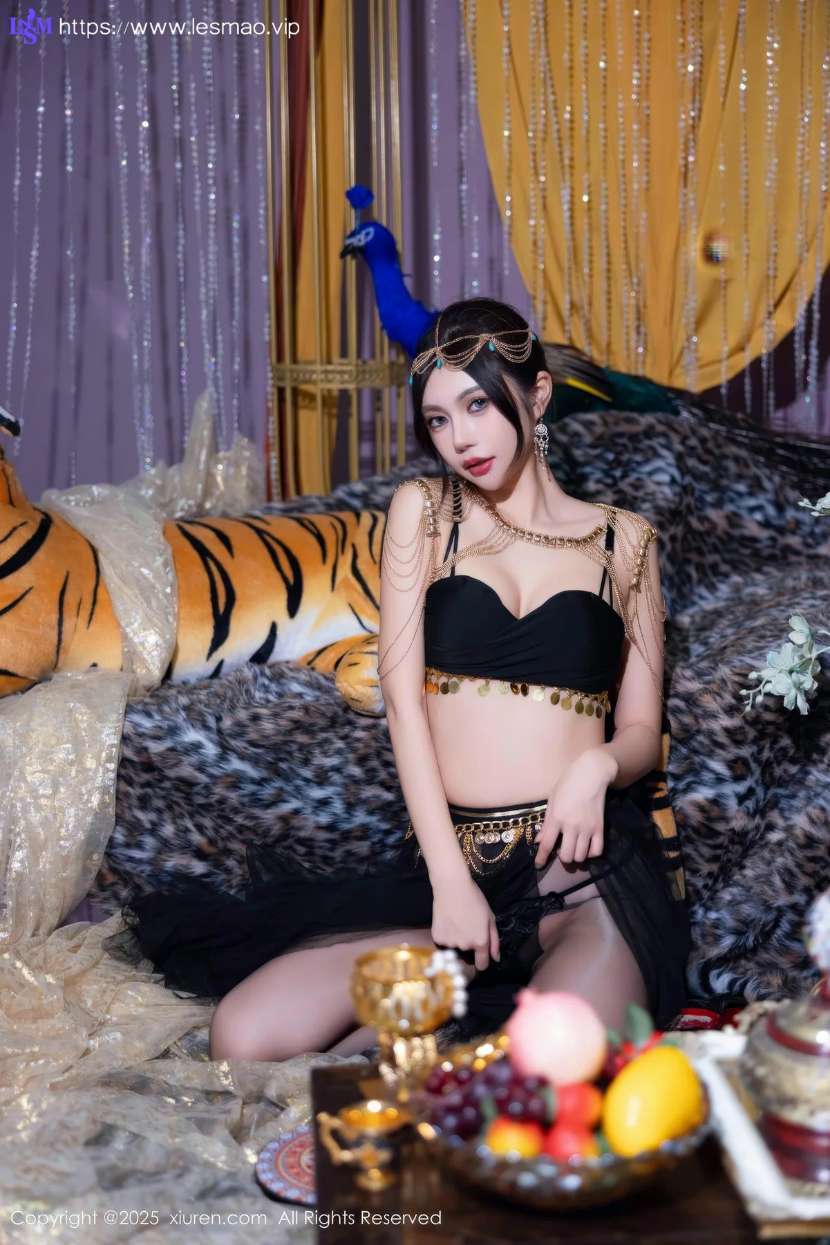 XiuRen 秀人 No.10018 绮里嘉ula 黑丝异域写真 - 7