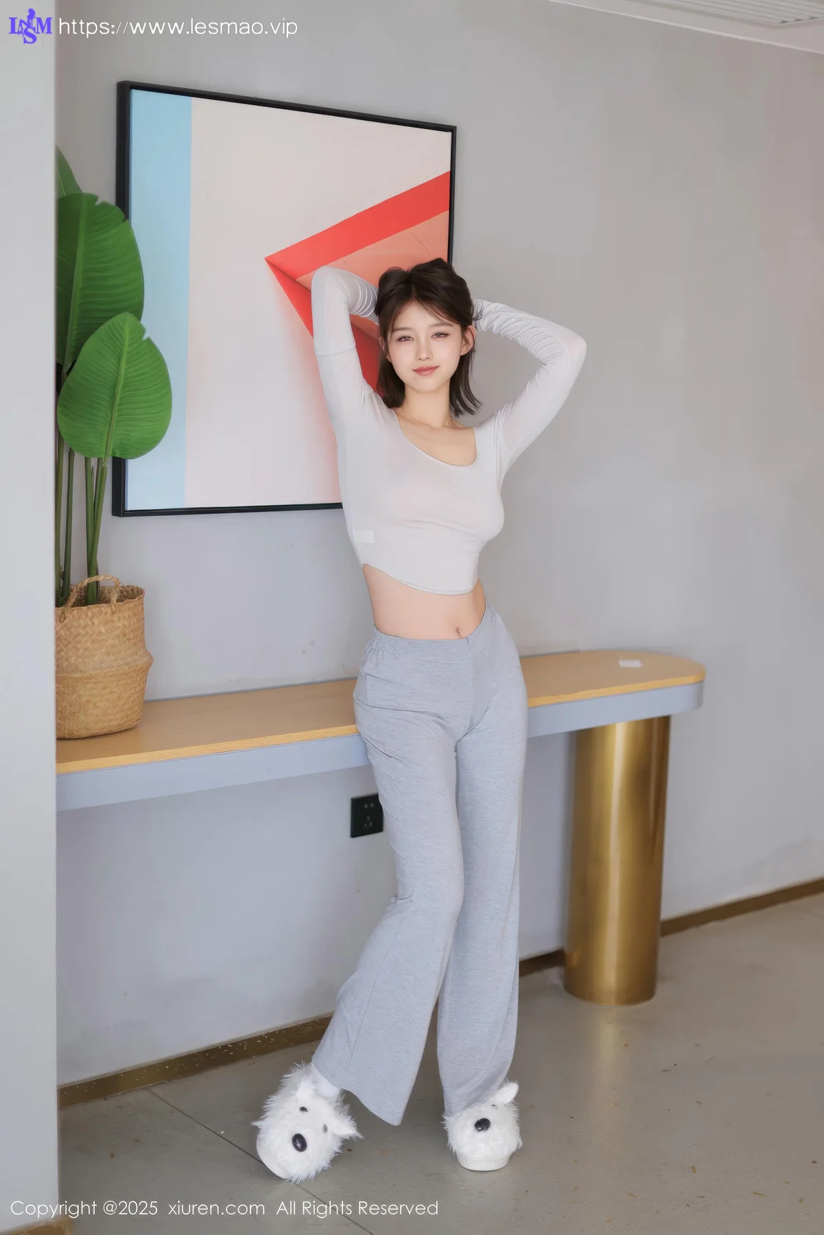 XiuRen 秀人 No.10021 小橘子orange 乳贴翘臀少女私房 - 1