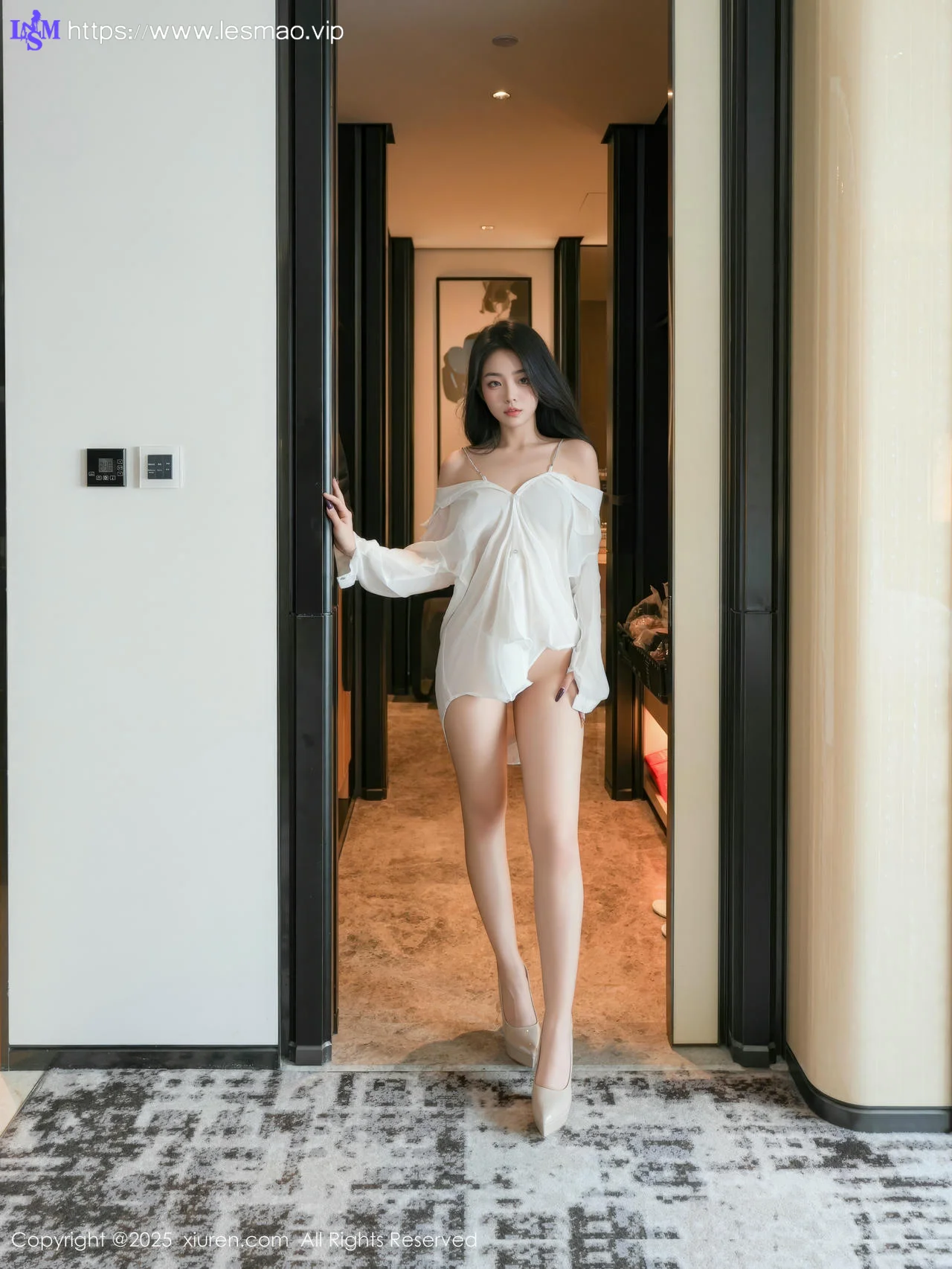 XiuRen 秀人 No.10025 白琮暖 透视香肩气质美女 - 5