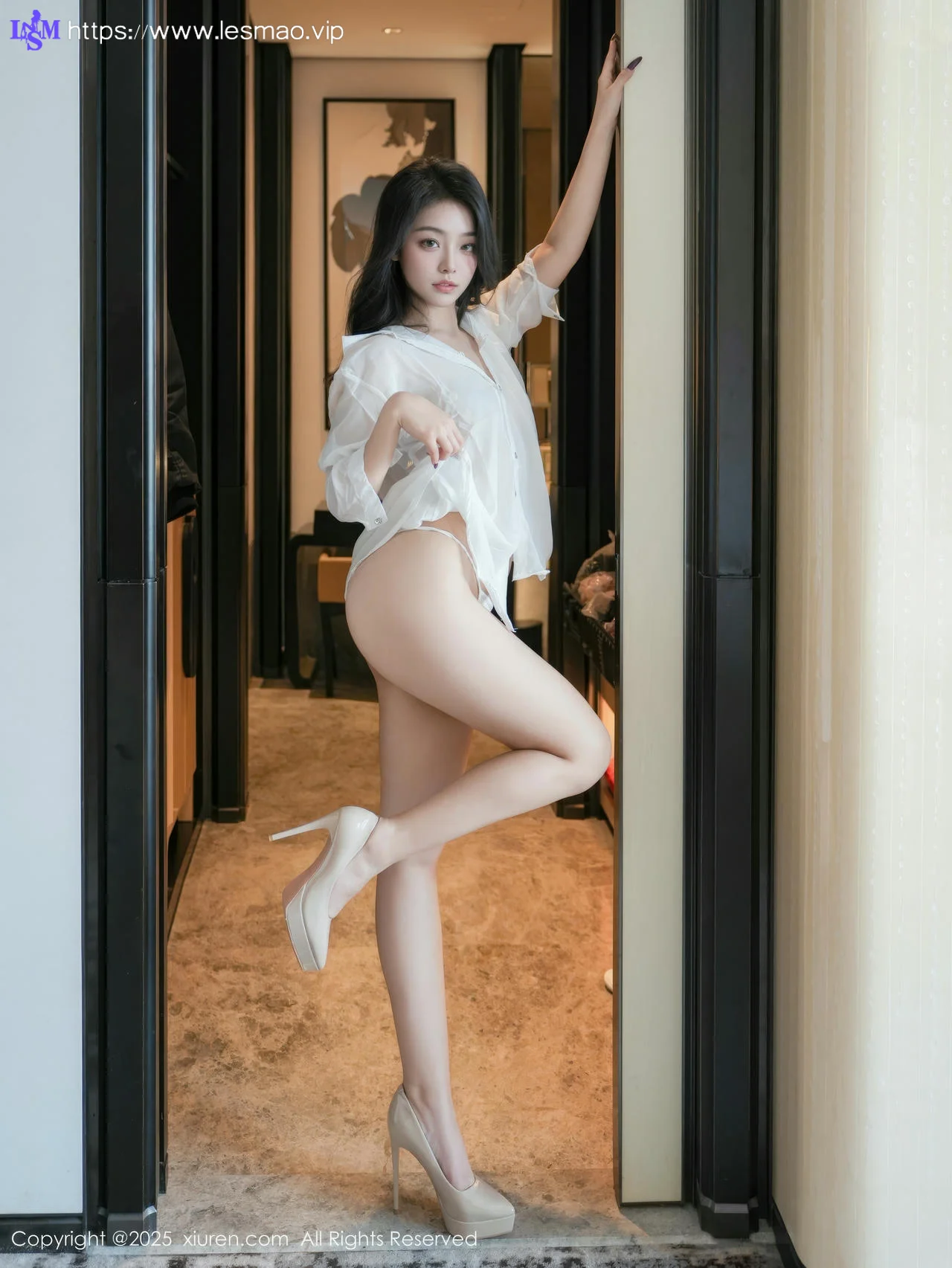 XiuRen 秀人 No.10025 白琮暖 透视香肩气质美女 - 10