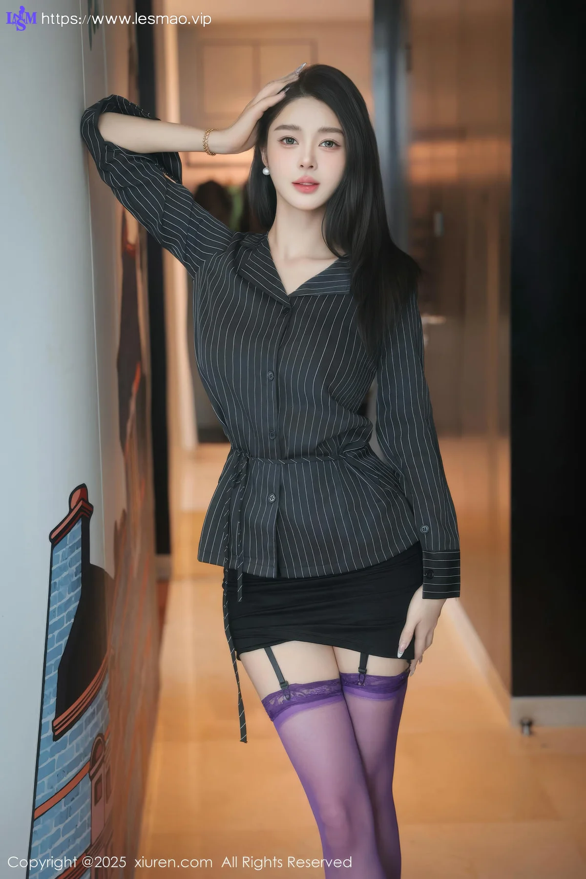XiuRen 秀人 No.10053 Candy糖糖 翘臀丁字裤私房 - 1