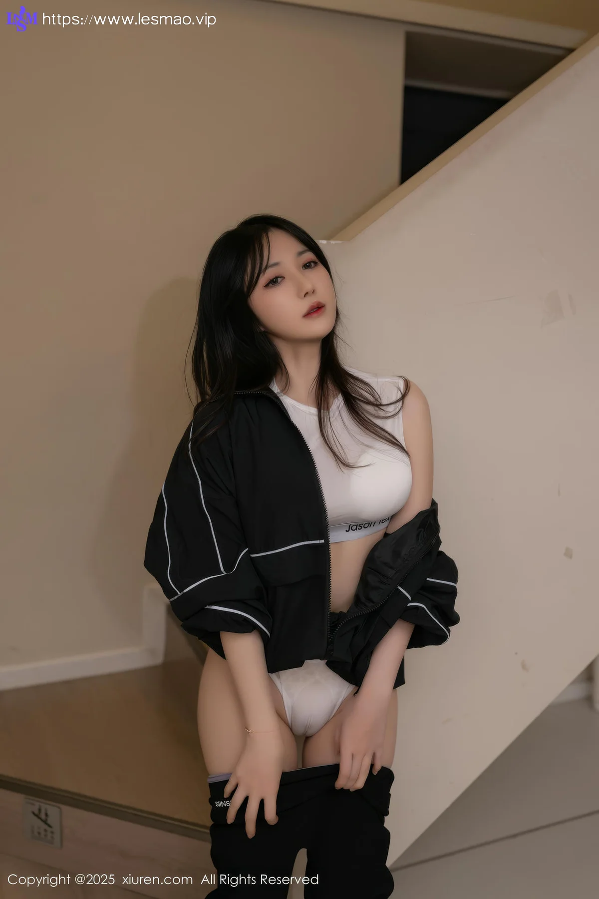 XiuRen 秀人 No.10112 鱼子酱Fish 黑色运动服 - 10