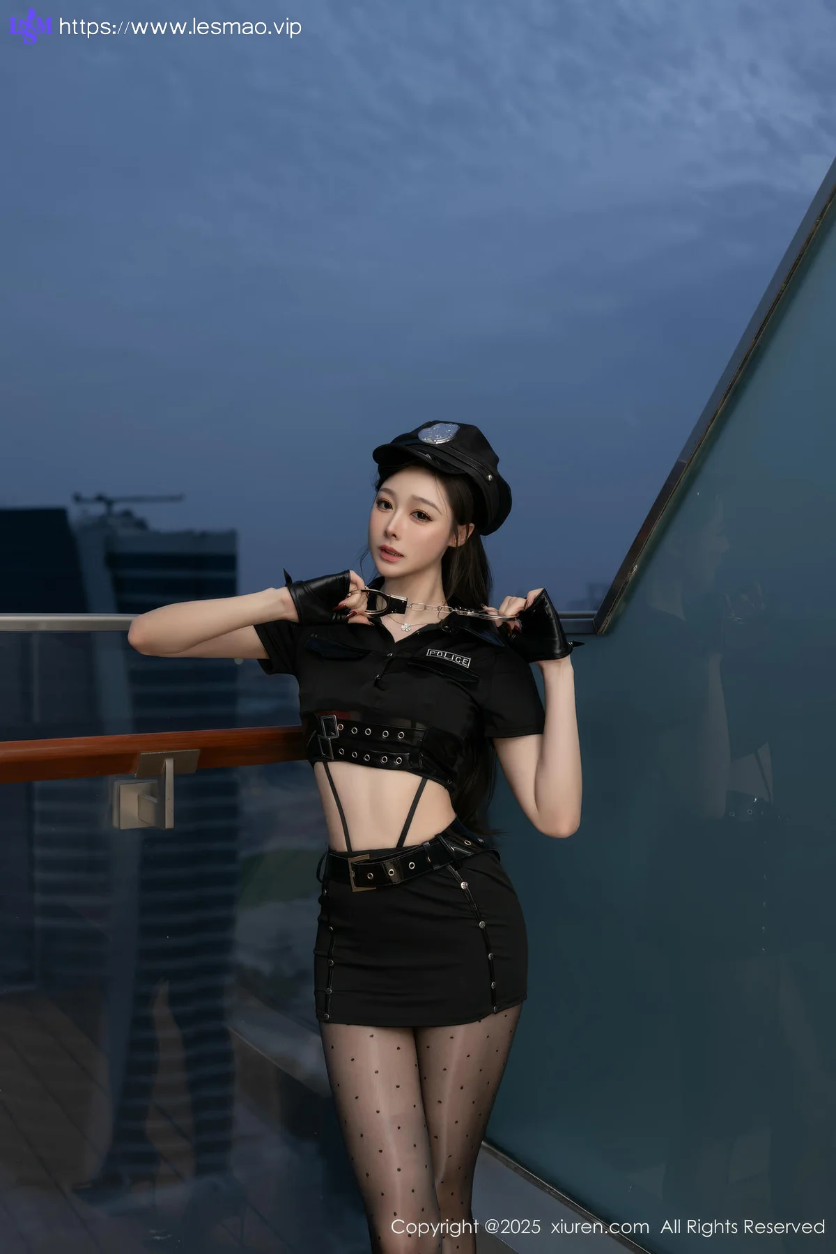 XiuRen 秀人 No.10115 小逗逗 黑色制服诱惑 - 4