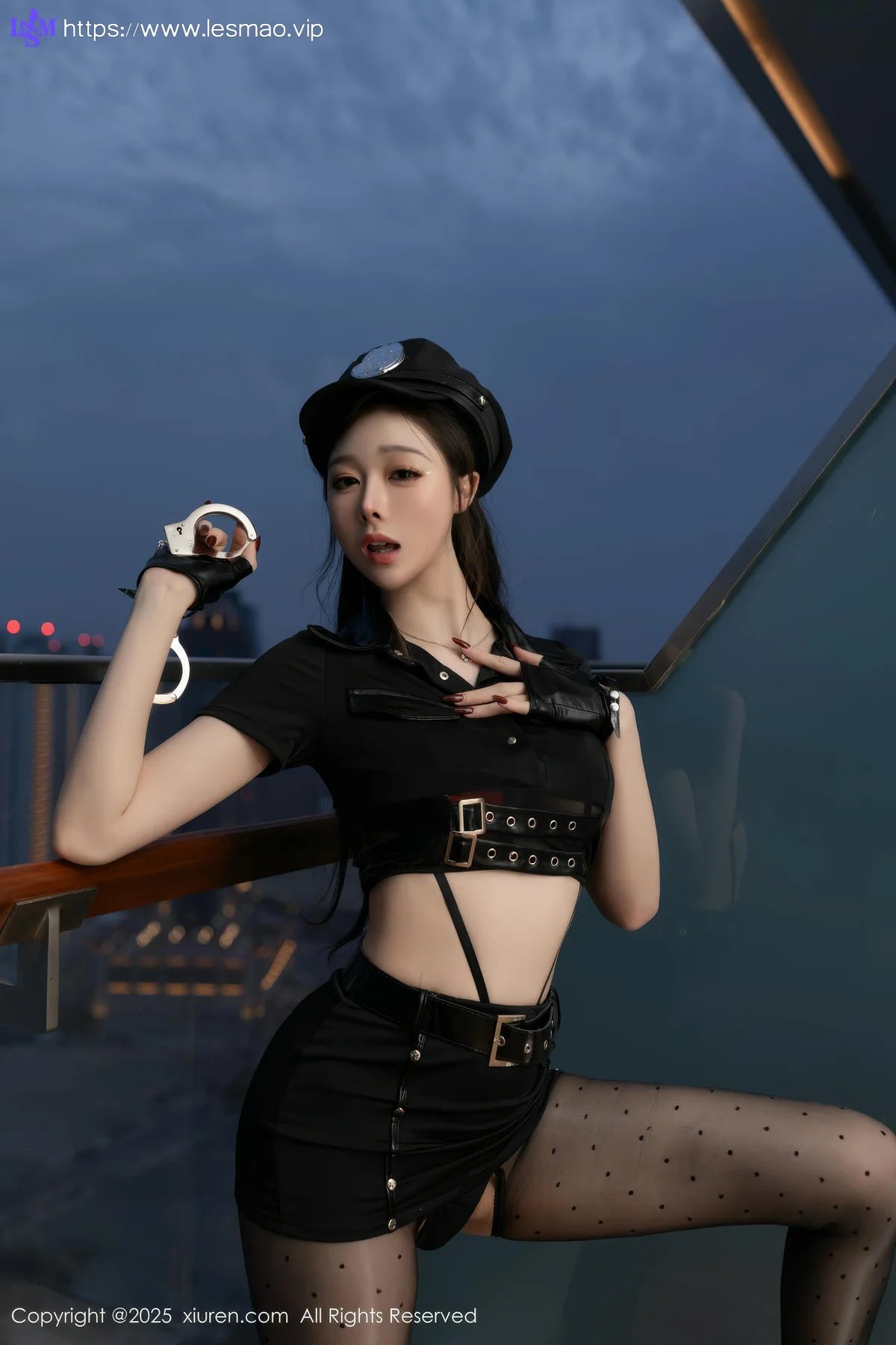 XiuRen 秀人 No.10115 小逗逗 黑色制服诱惑 - 6