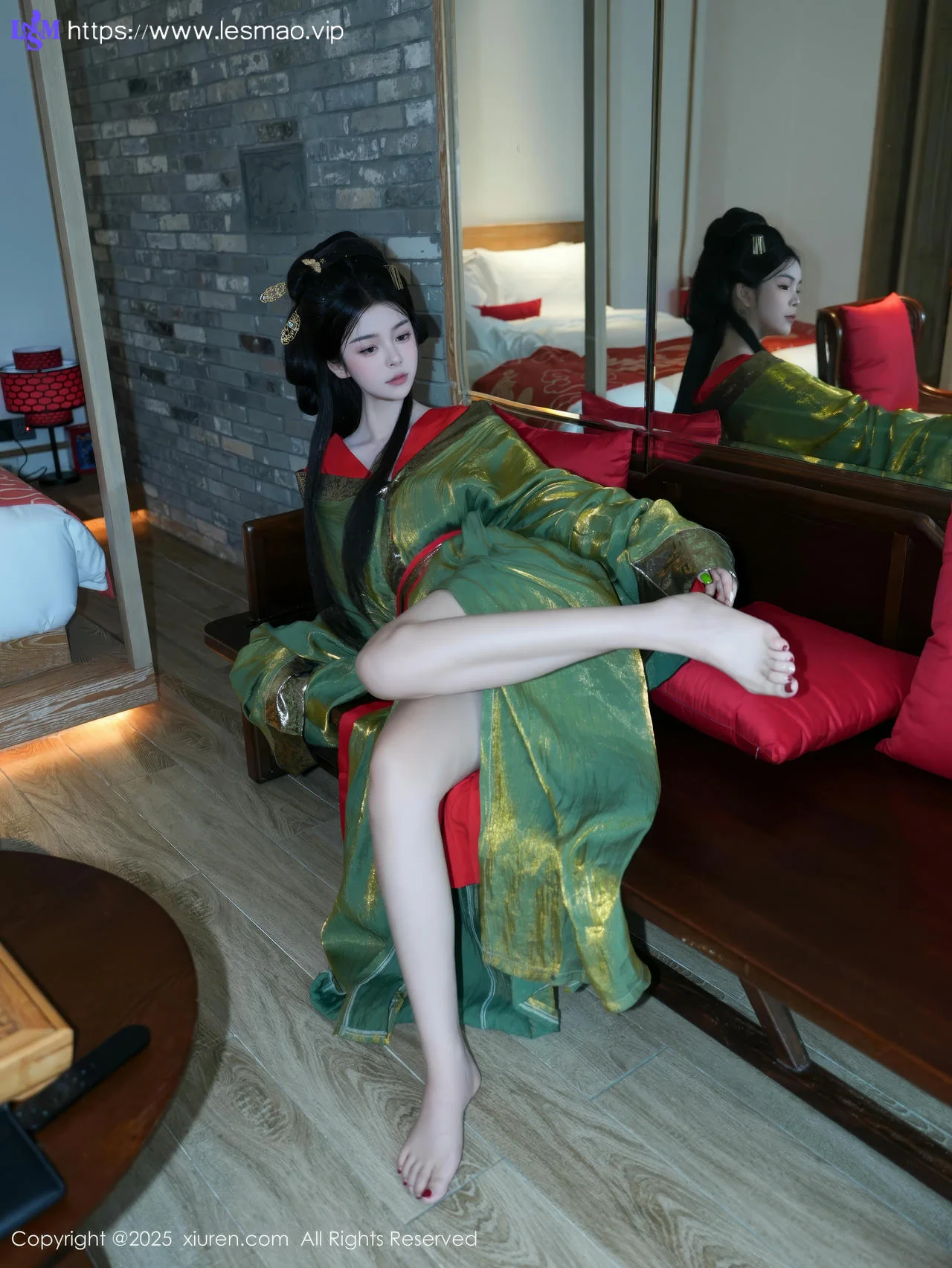 XiuRen 秀人 No.10126 雪糕CiCi 古装制服玉体户外 - 4