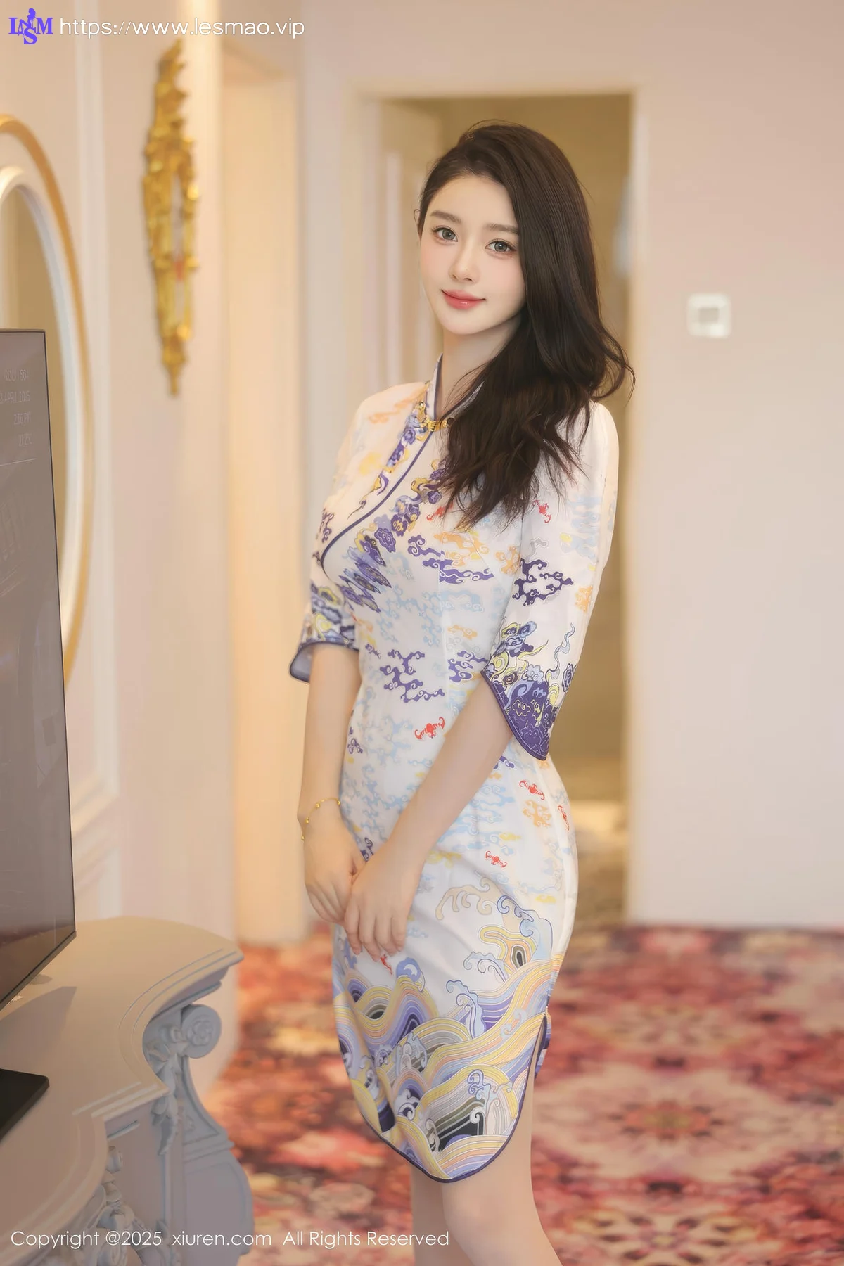 XiuRen 秀人 No.10144 Candy糖糖 旗袍制服妩媚身姿 - 2