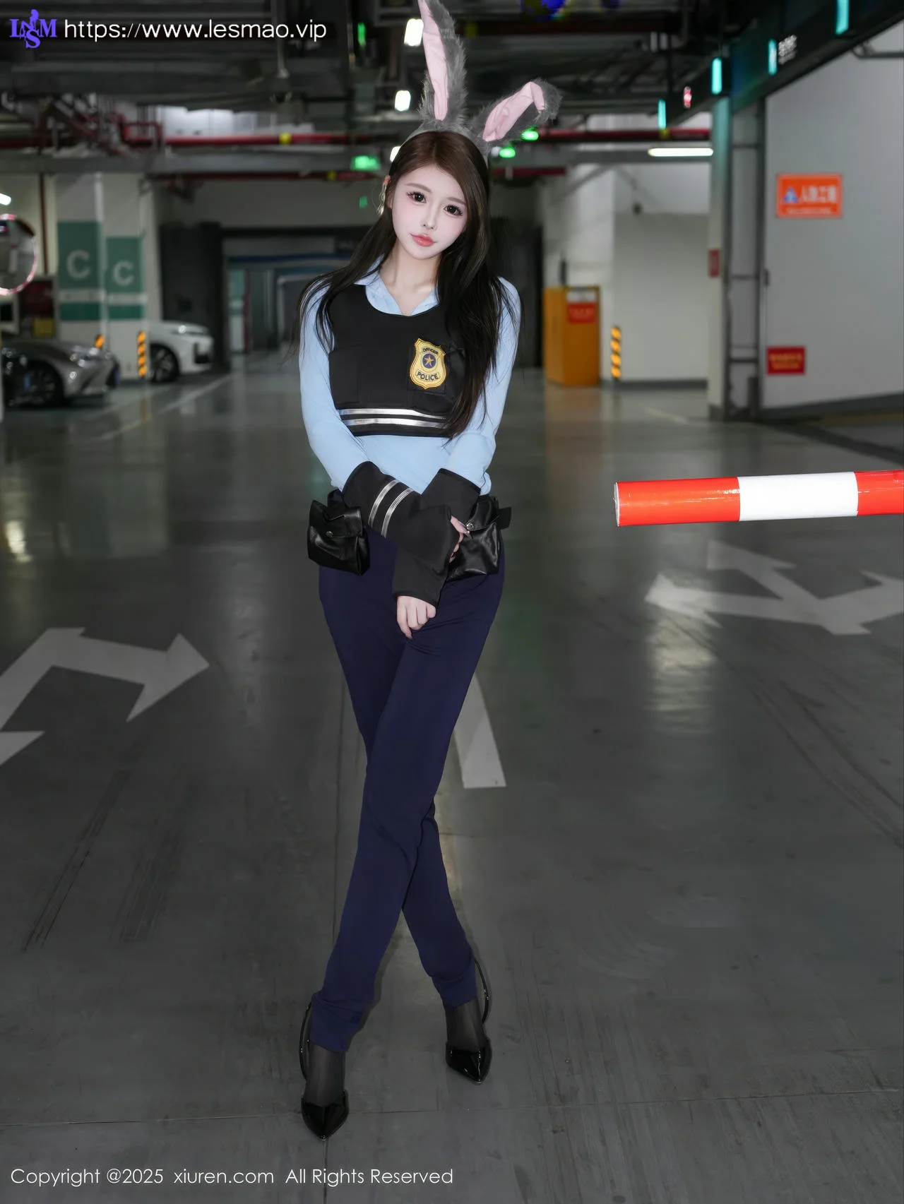 XiuRen 秀人 No.10158 甜妮 黑色制服兔女郎 - 4