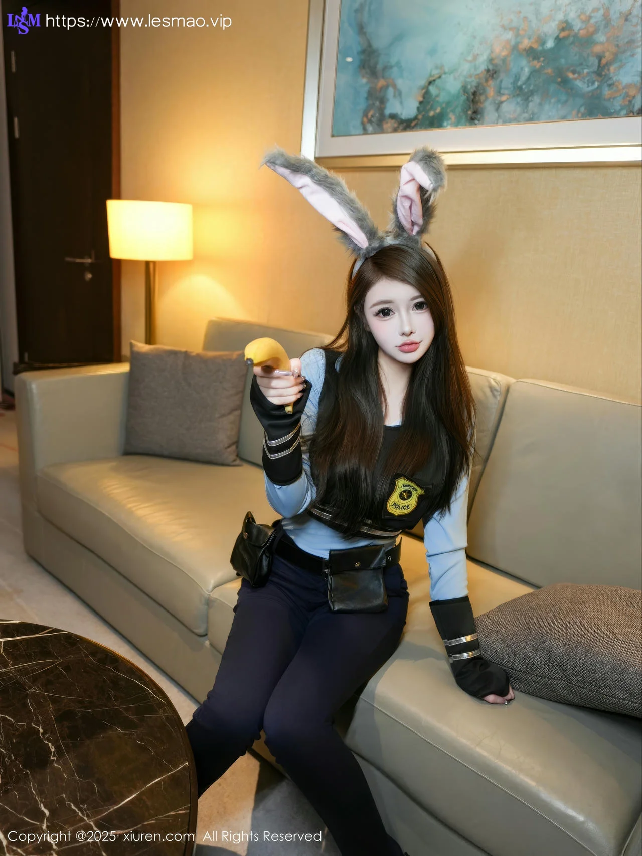 XiuRen 秀人 No.10158 甜妮 黑色制服兔女郎 - 5