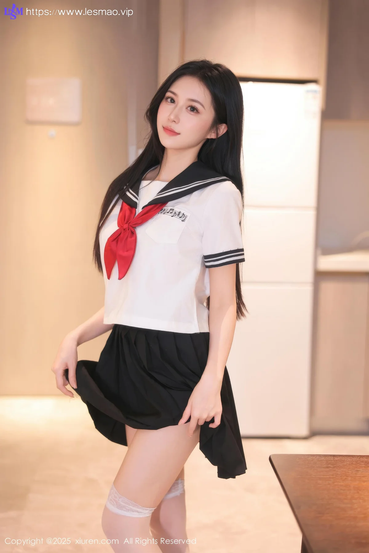XiuRen 秀人 No.10234 shelly诗莉吖 首套写真学生装扮 - 1