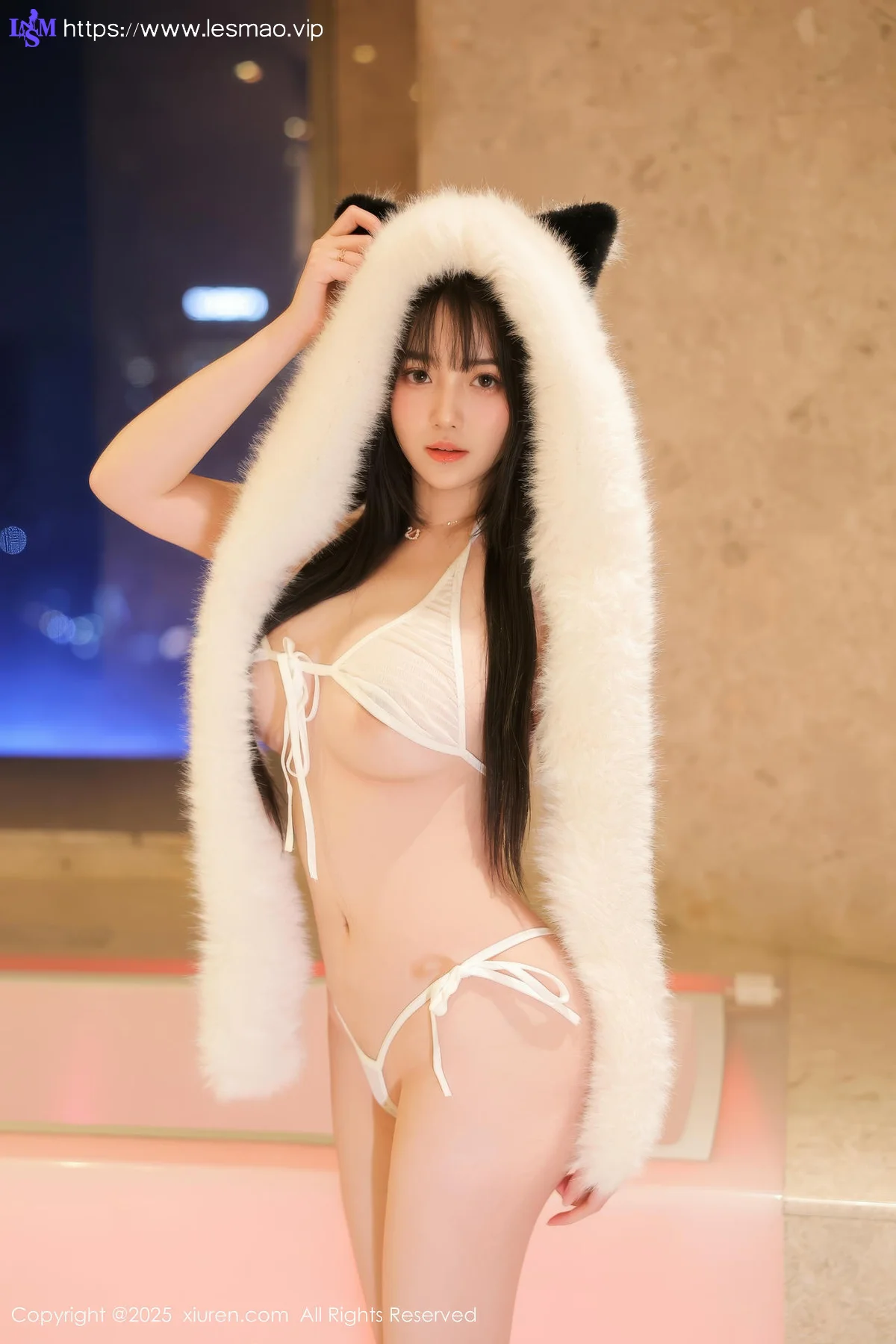 XiuRen 秀人 No.10302 软情 诱人白色丝袜情趣私房 - 9
