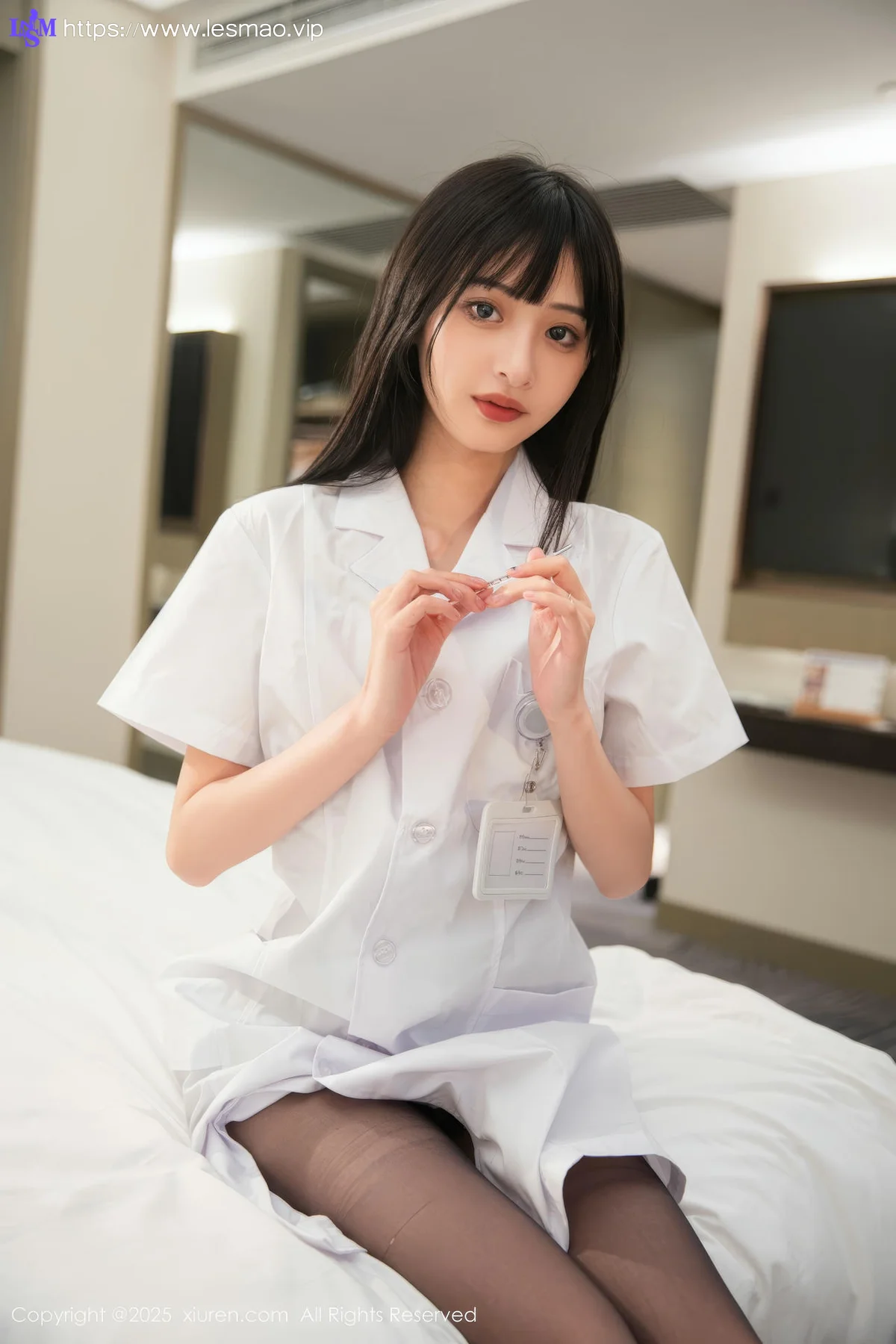 XiuRen 秀人 No.10373 茂木希子 白色护士服 - 5