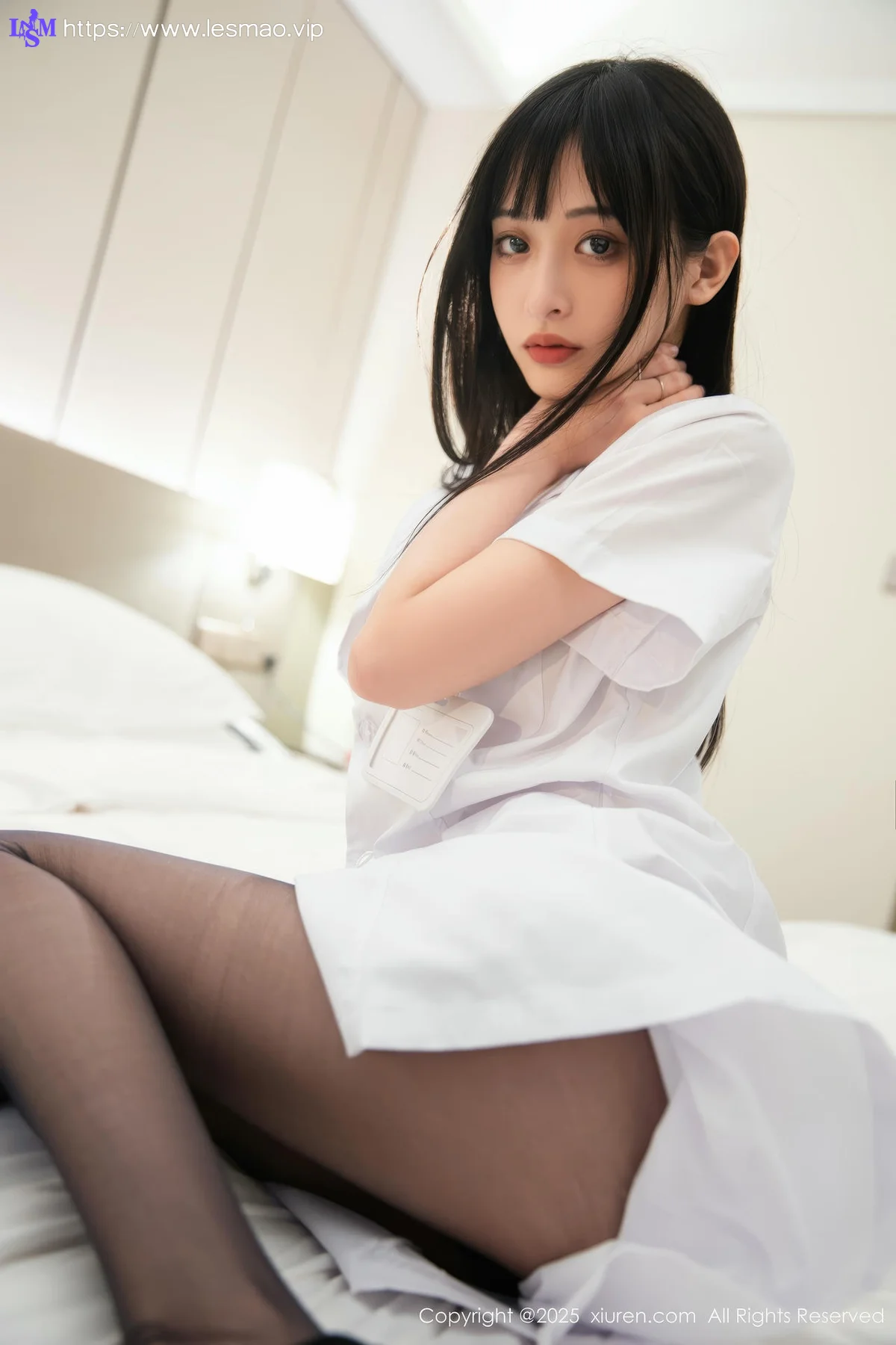 XiuRen 秀人 No.10373 茂木希子 白色护士服 - 10