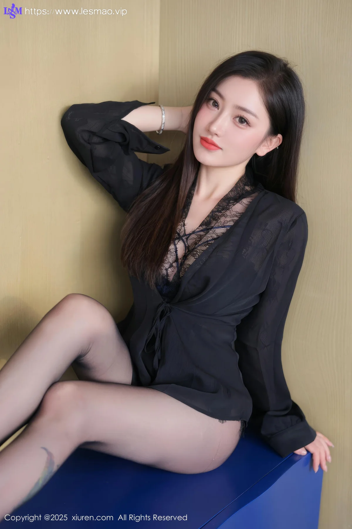 XiuRen 秀人 No.10382 Annie_baby 长腿黑丝情趣蕾丝 - 5