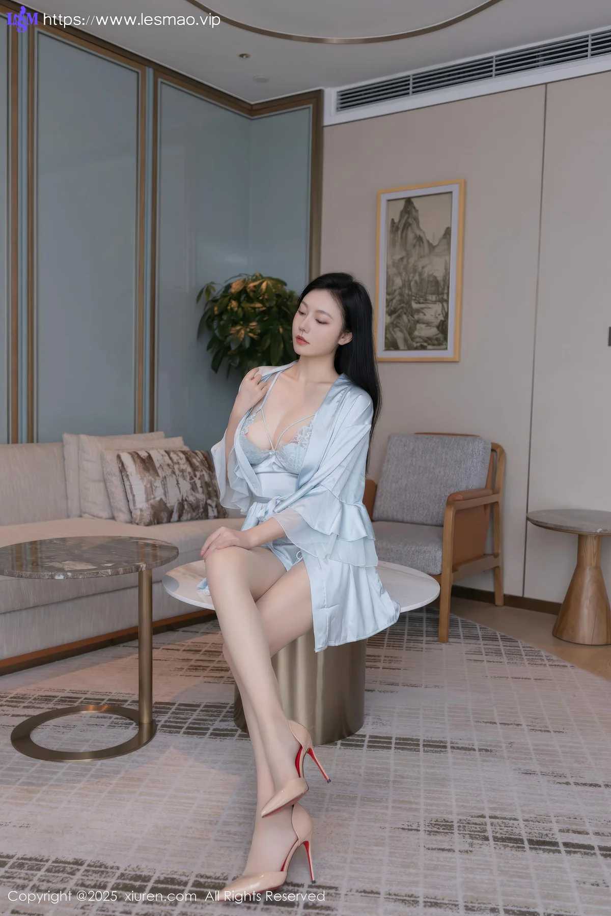 XiuRen 秀人 No.10390 安然anran 性感睡裙美腿 - 10