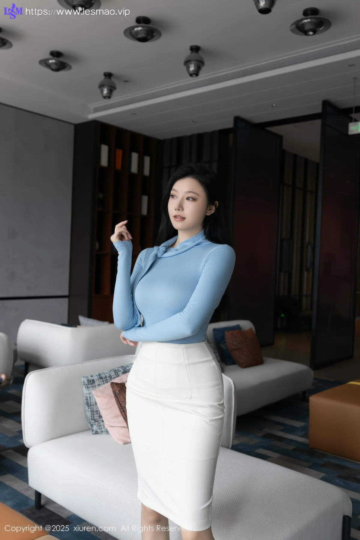 XiuRen 秀人 No.10424 安然anran 诱人肉色丝袜 - 2