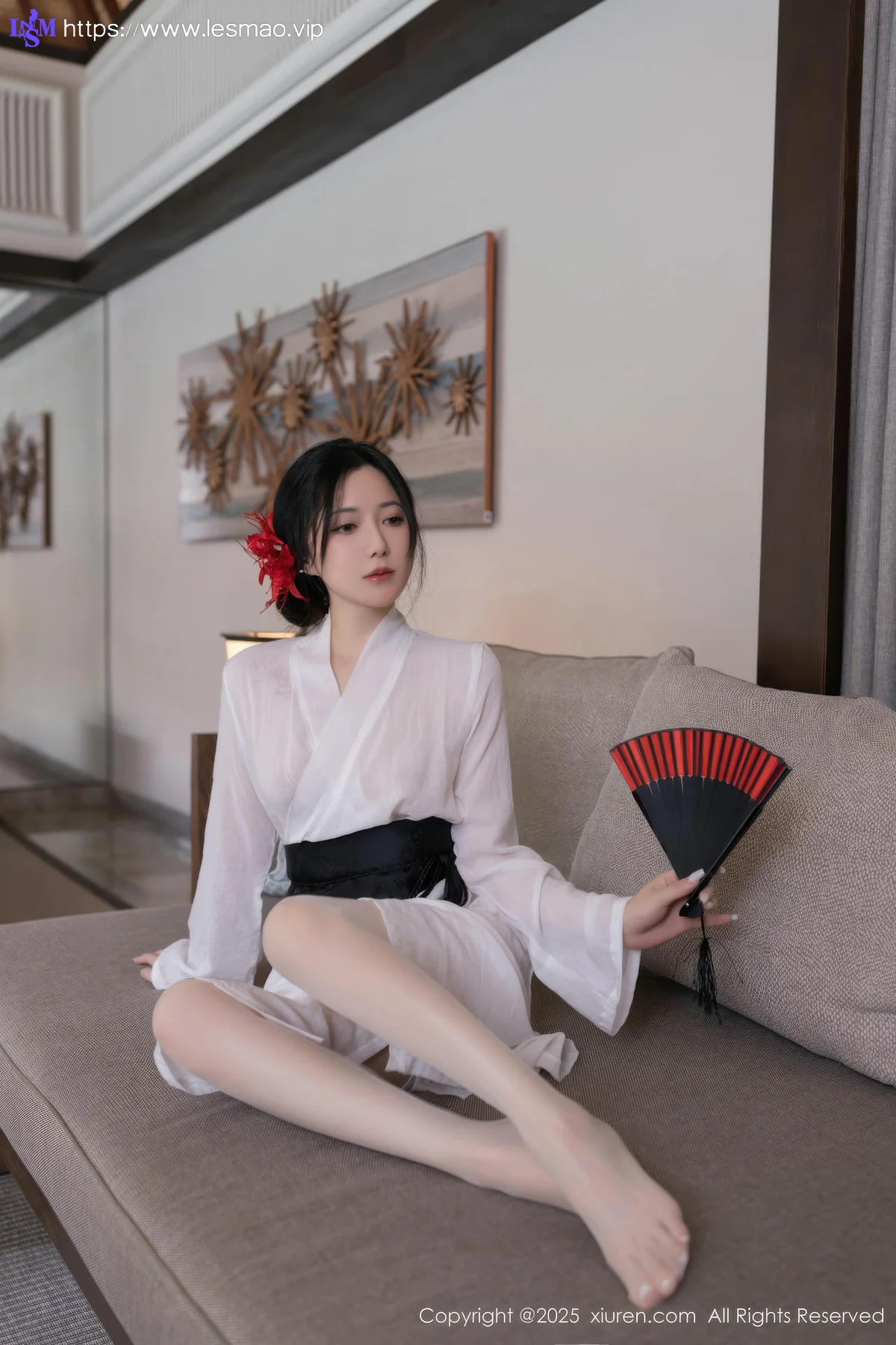 XiuRen 秀人 No.10514 鱼子酱Fish  诱人白色丝袜 - 5