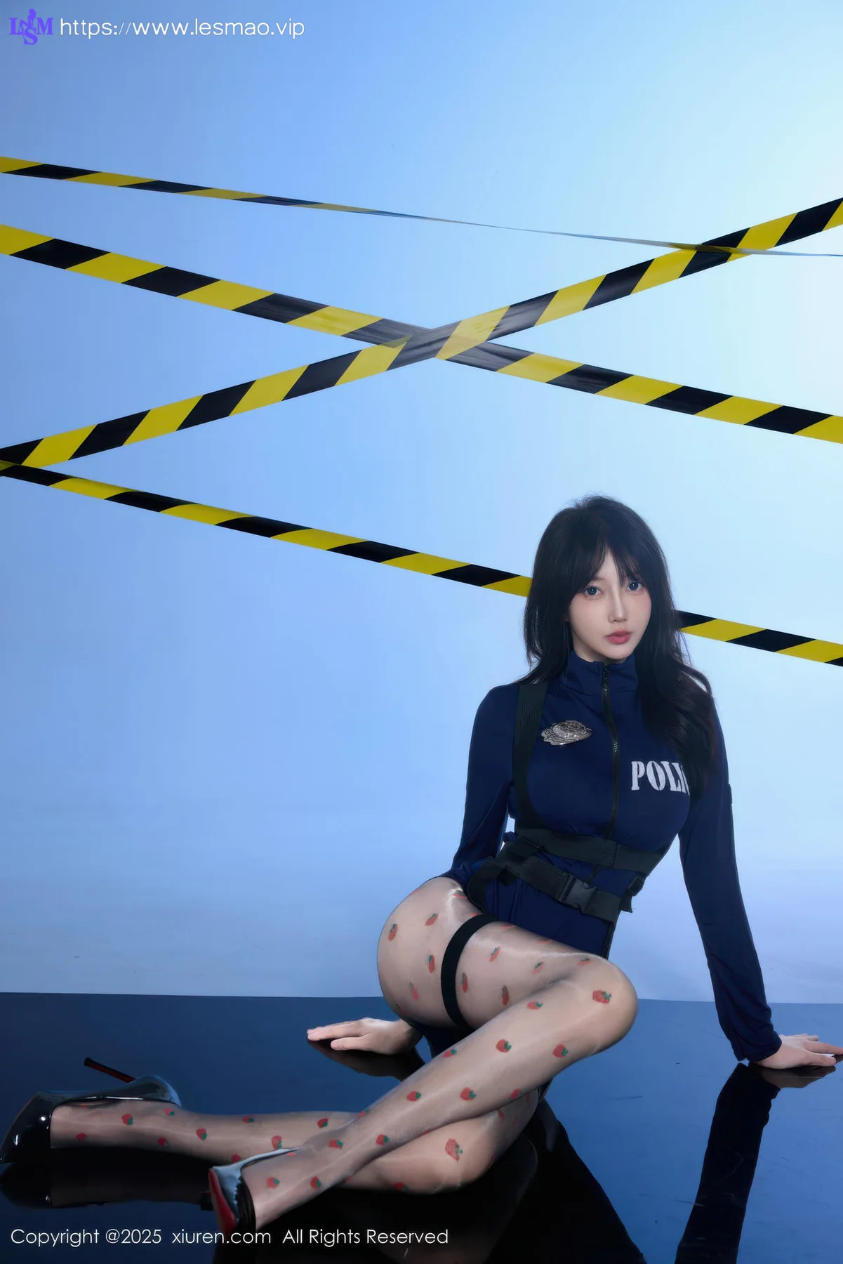 XiuRen 秀人 No.10544 玥儿玥er 蓝色制服诱惑 - 3