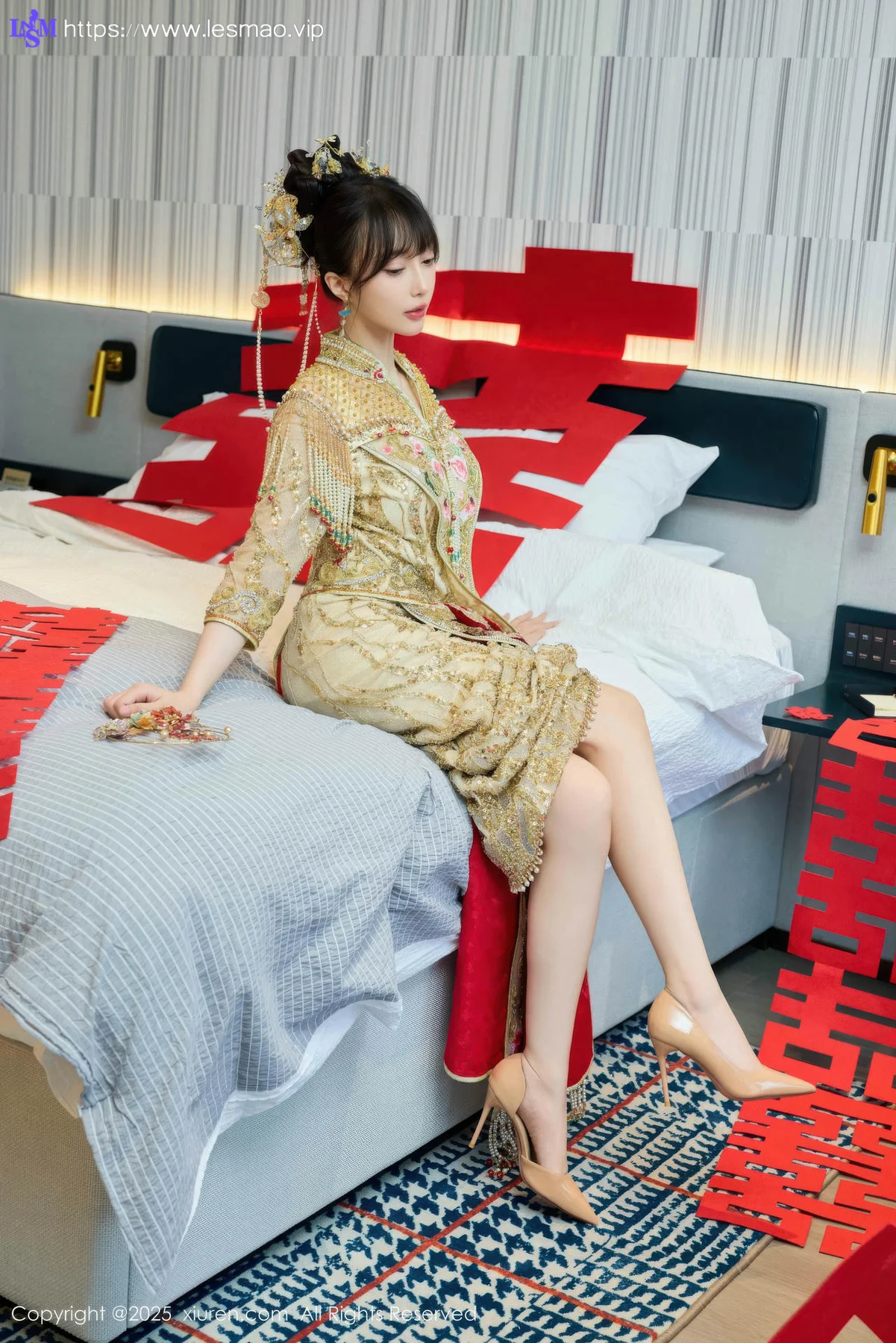 XiuRen 秀人 No.10567 玥儿玥er 婚纱制服诱惑 - 10