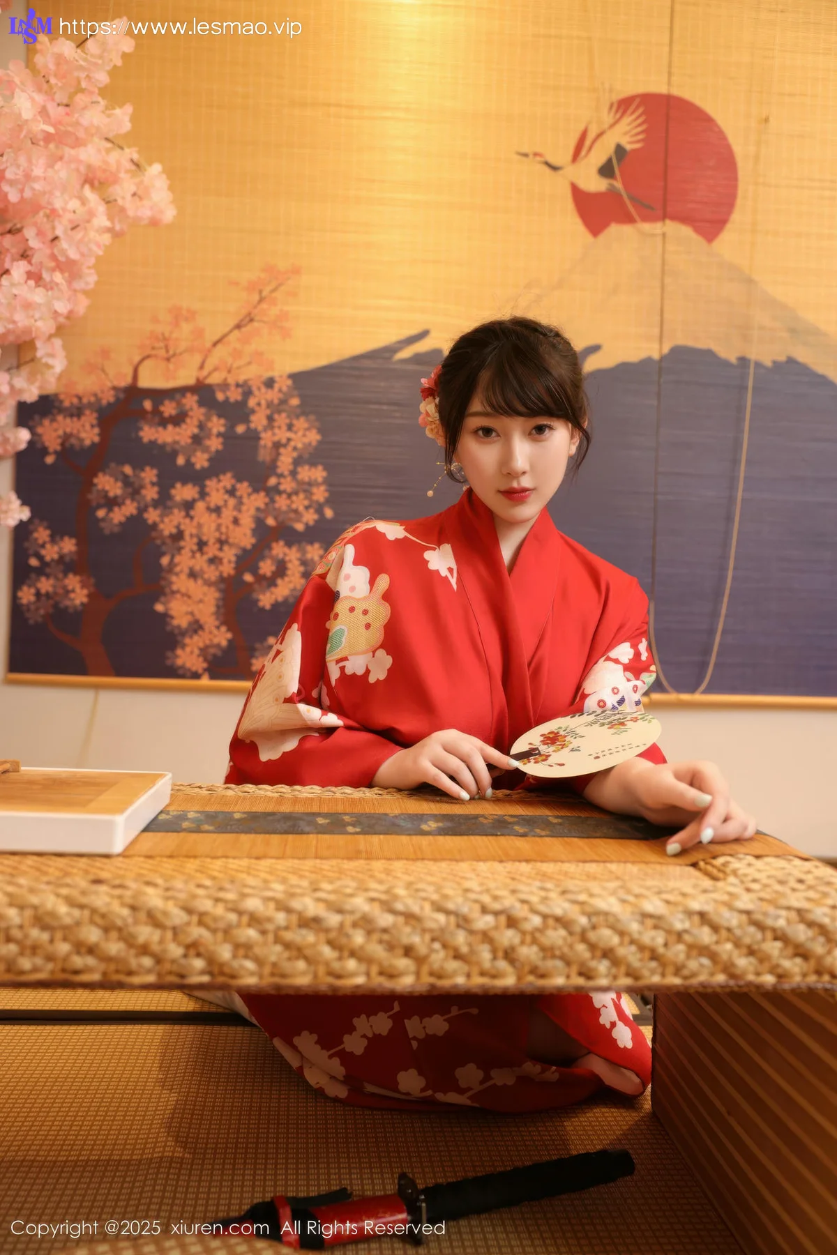 XiuRen 秀人 No.10624 李沁恩lrene 性感红色服饰 - 9