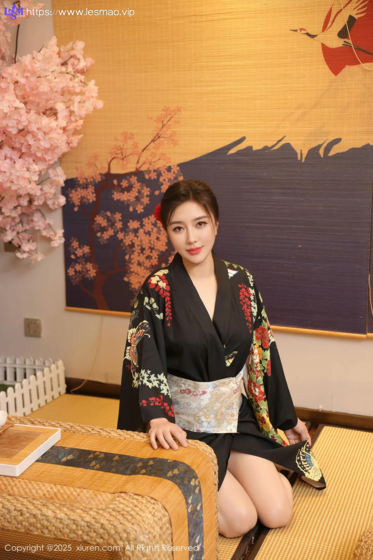 XiuRen 秀人 No.10627 苏一诺 黑色服饰身姿婀娜 - 4