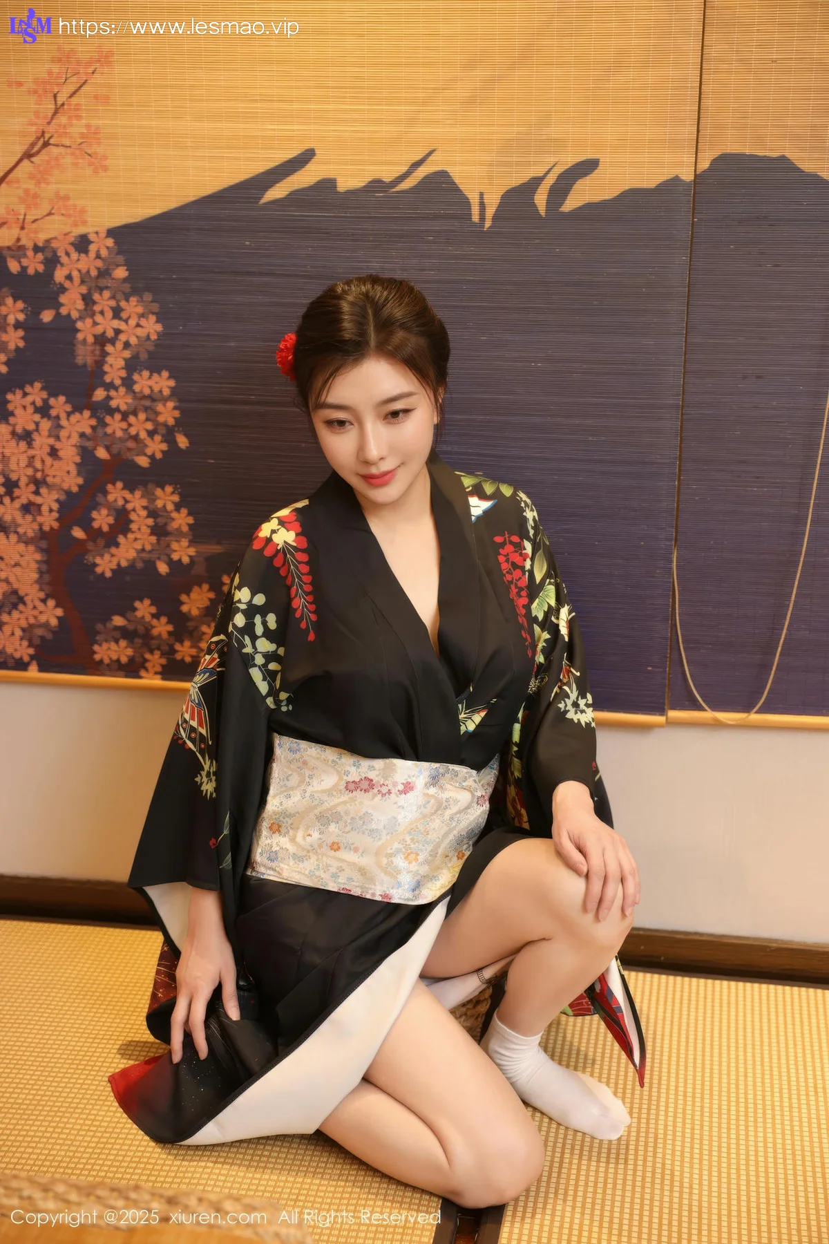 XiuRen 秀人 No.10627 苏一诺 黑色服饰身姿婀娜 - 6