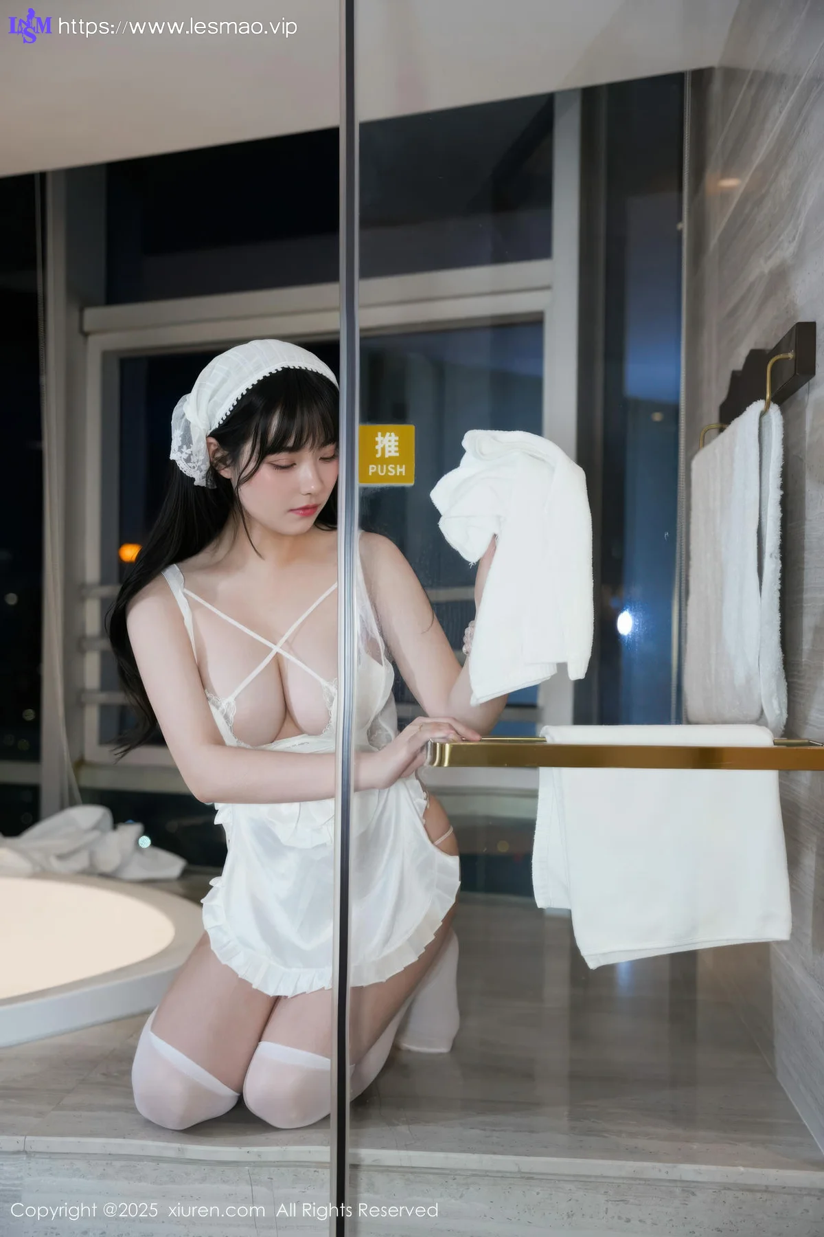 XiuRen 秀人 No.10631 软情 白色女仆装扮 - 5