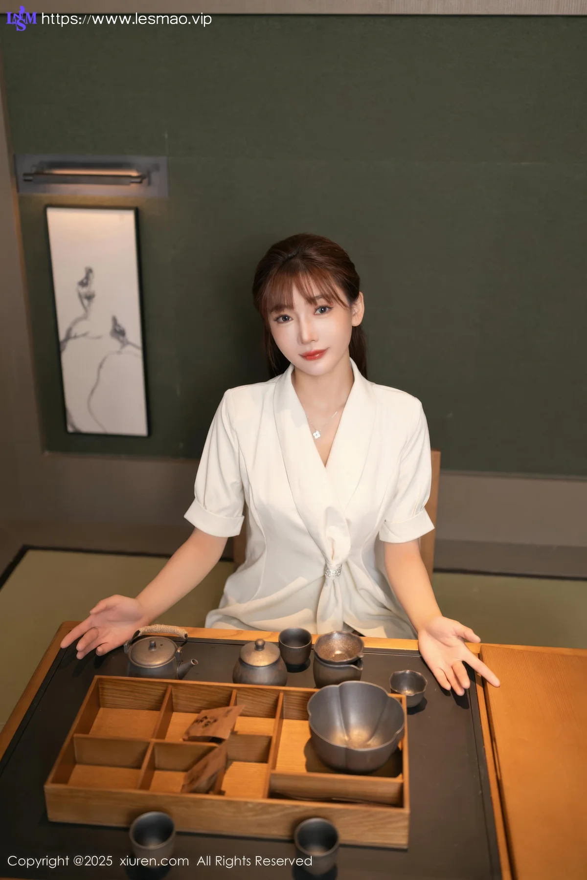XiuRen 秀人 No.10650 陆萱萱 性感魅惑黑丝 - 6