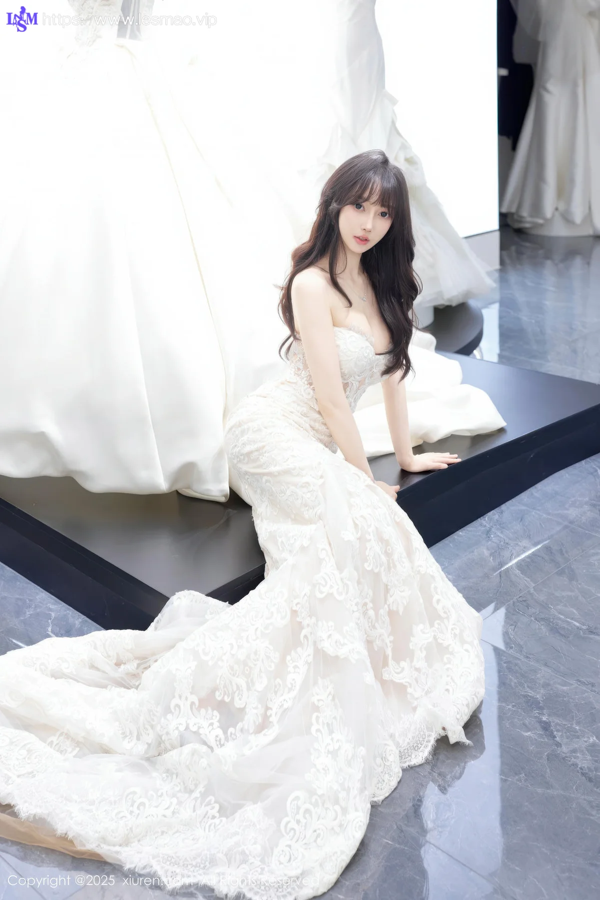 XiuRen 秀人 No.10663 玥儿玥er 性感白色婚纱 - 3