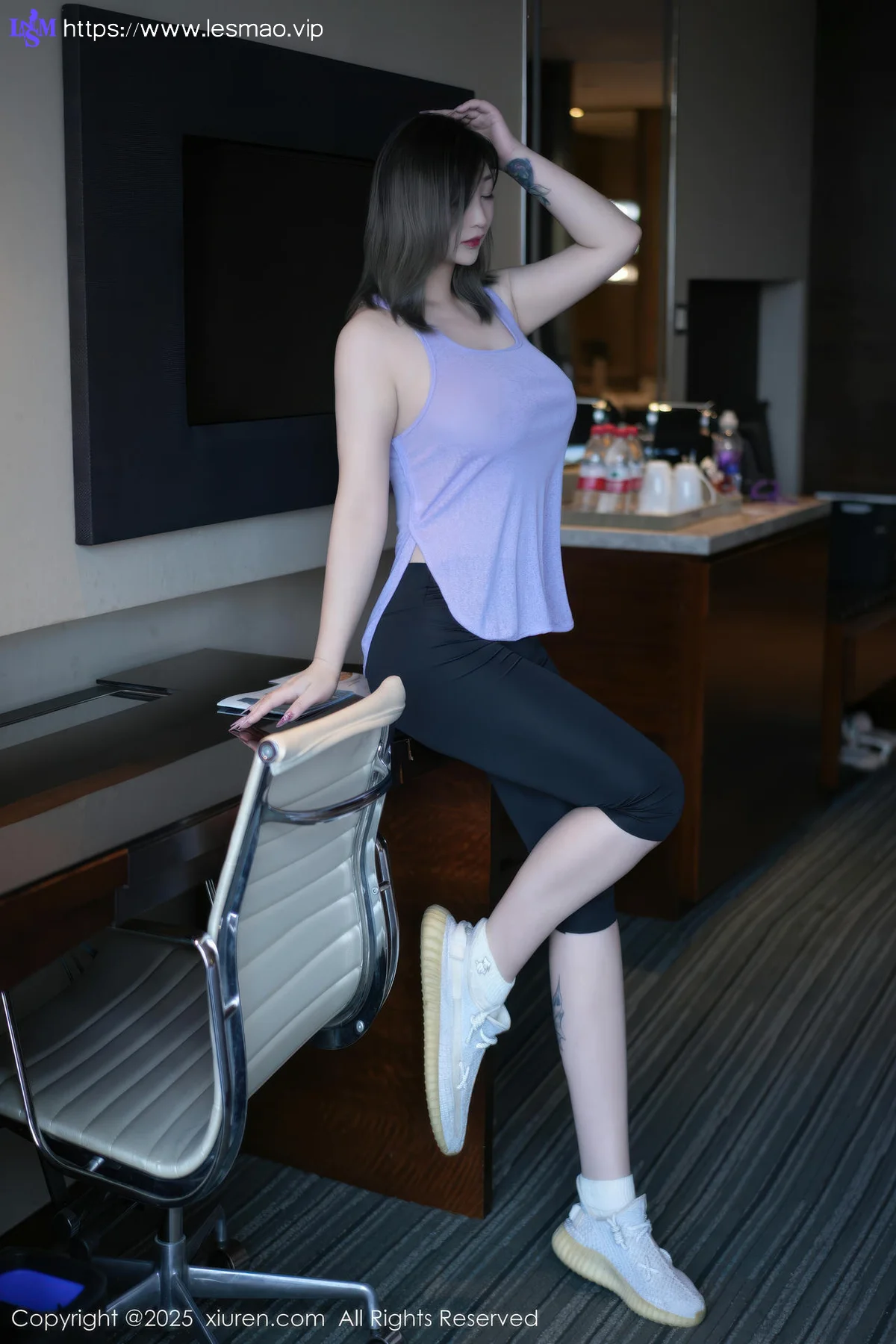 XiuRen 秀人 No.10682 妲己Toxic 紫灰色上衣运动美女 - 6
