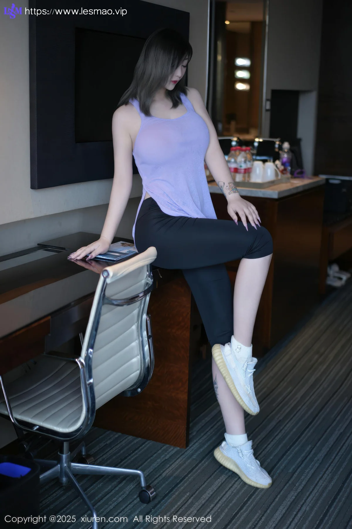 XiuRen 秀人 No.10682 妲己Toxic 紫灰色上衣运动美女 - 7